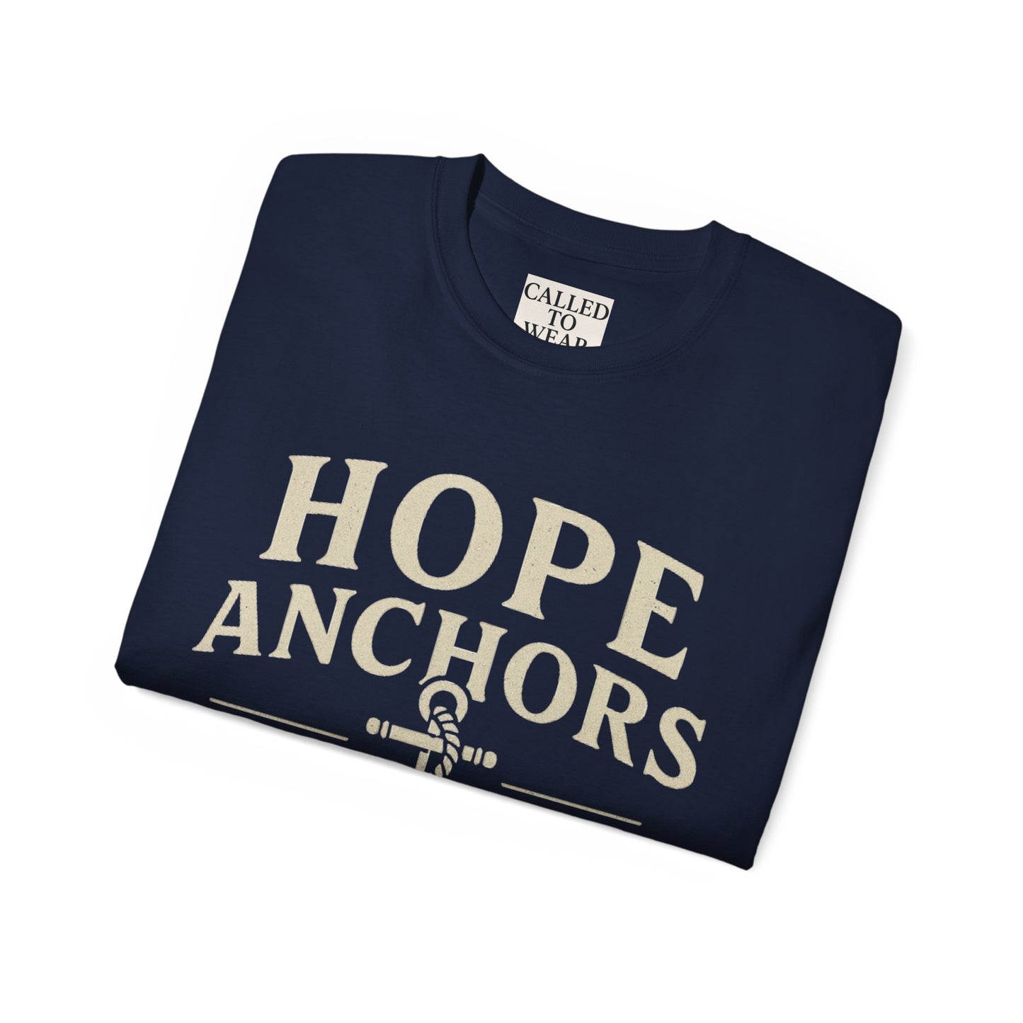 Hope Anchors the Soul Unisex Tee - Inspirational T-Shirt