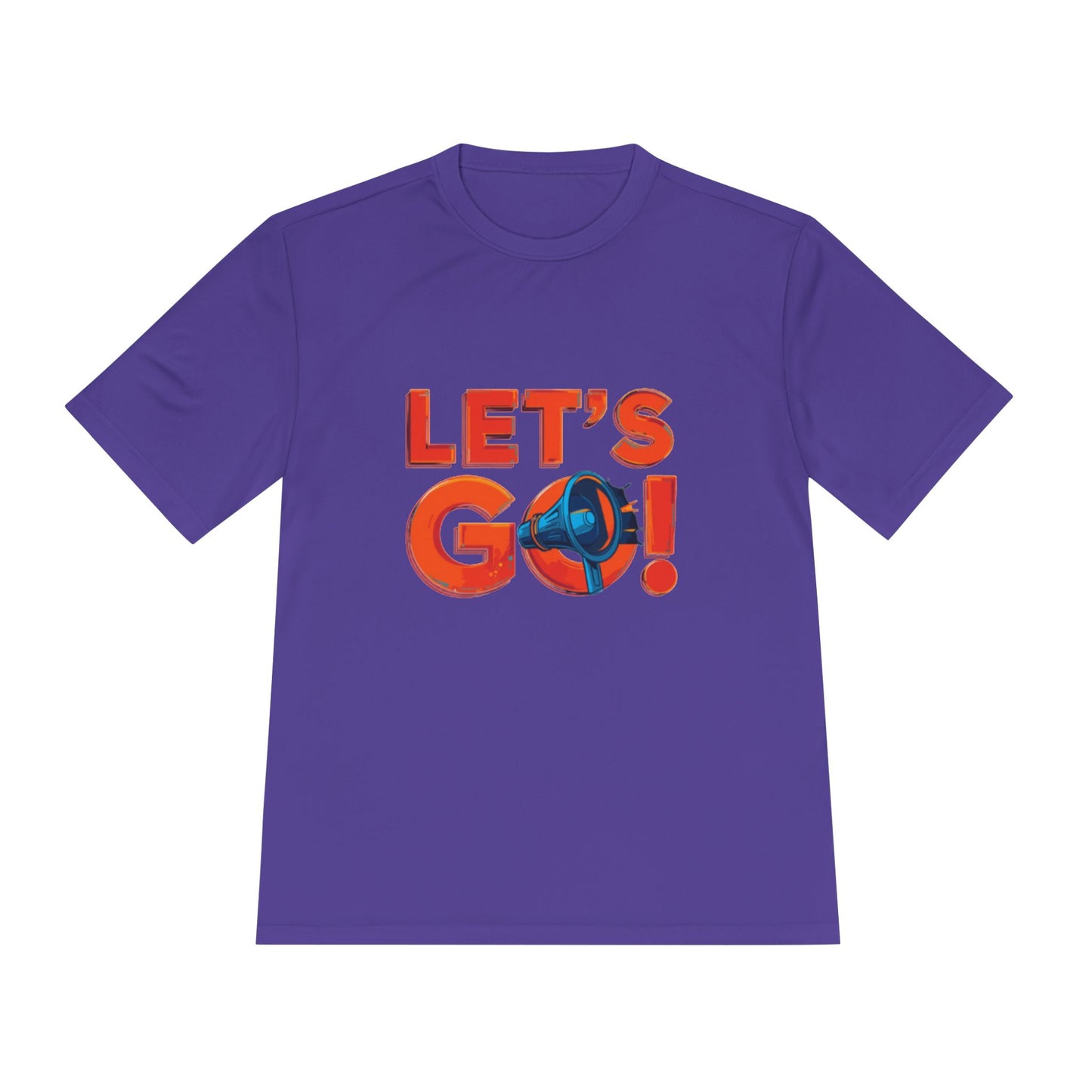 LET'S GO! Momentum Graphic Tee | Lightweight Polyester Athletic Shirt