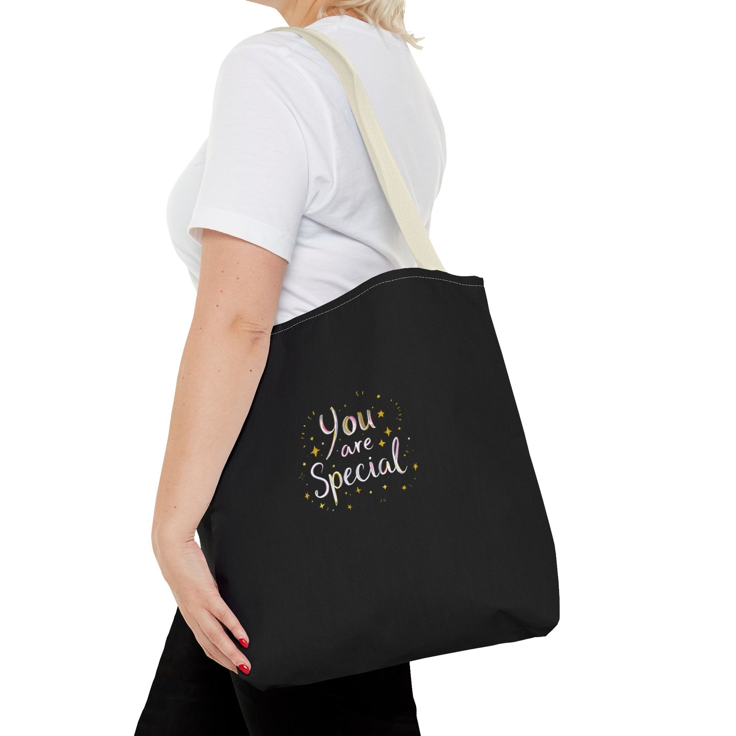 You Are Special Tote Bag | Inspirational Typography, Dotted Accent