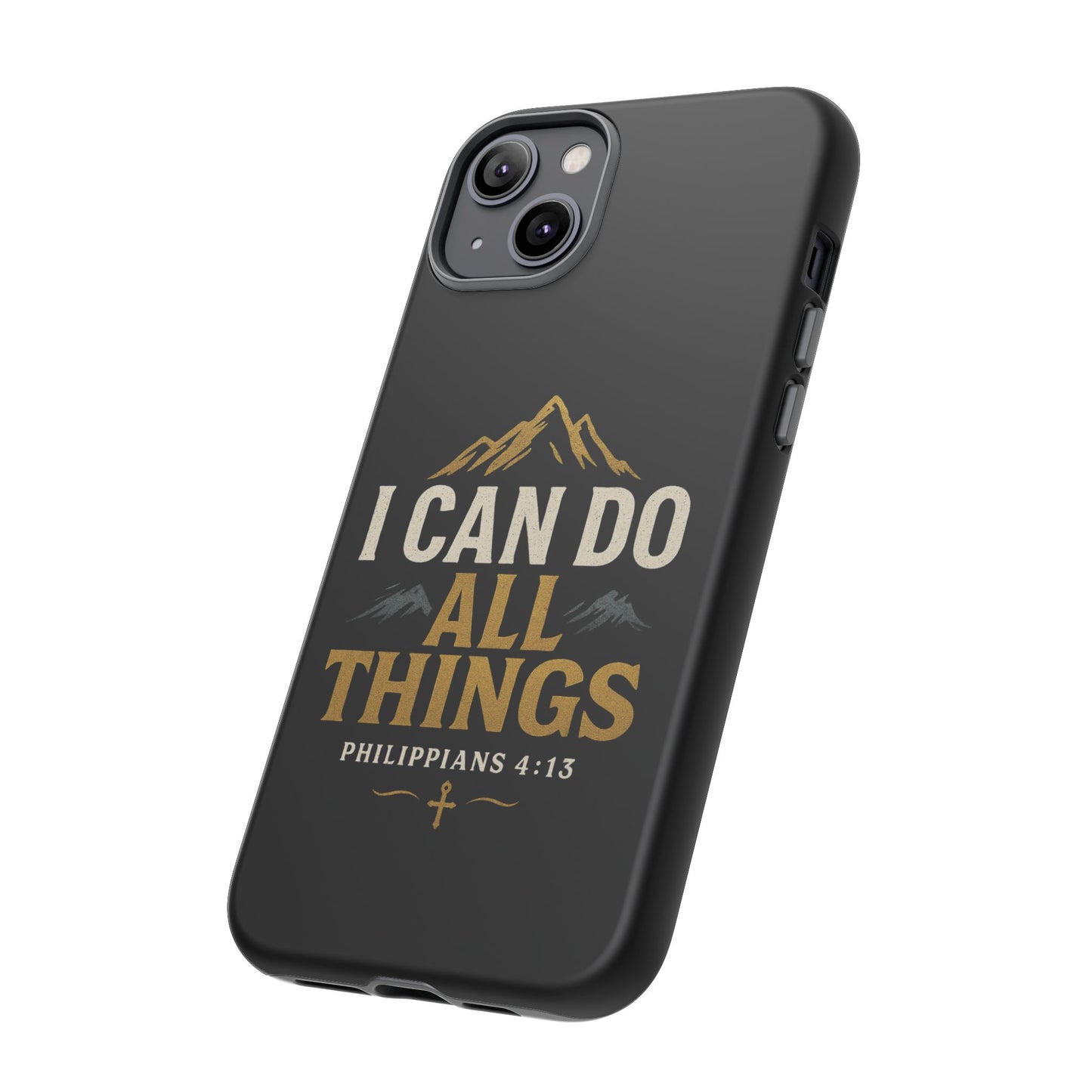 I Can Do All Things Phone Case, Inspirational Phone Cover, Christian Gift, Motivational Tech Accessory, Bible Verse Case, Tough Cases