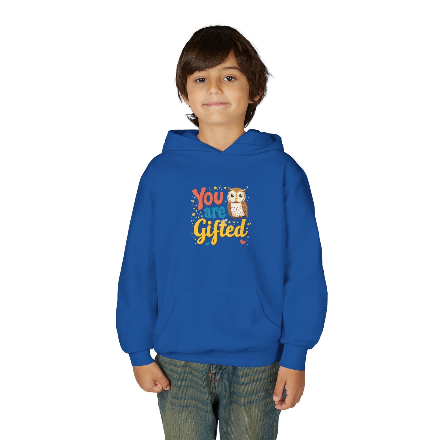 You Are Gifted Owl Youth Hoodie | Encouragement Kids Sweatshirt