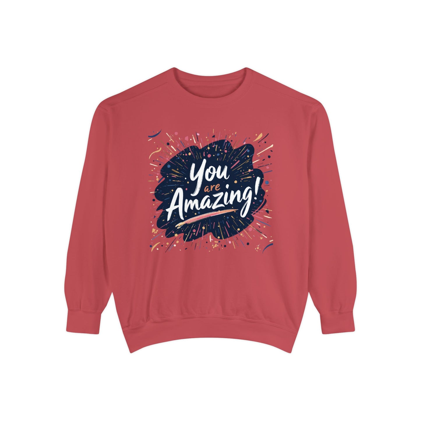 You Are Amazing sweatshirt | Inspirational Typography Crewneck