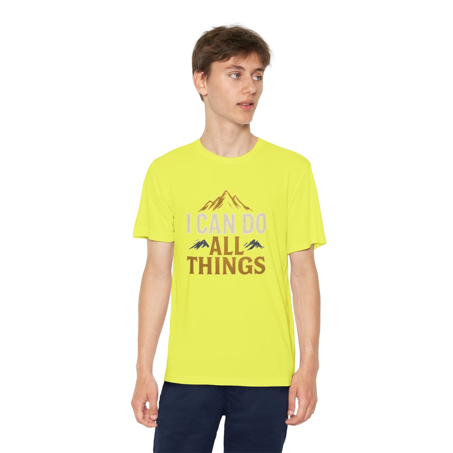 Youth Competitor Tee - I Can Do All Things Motivational Shirt