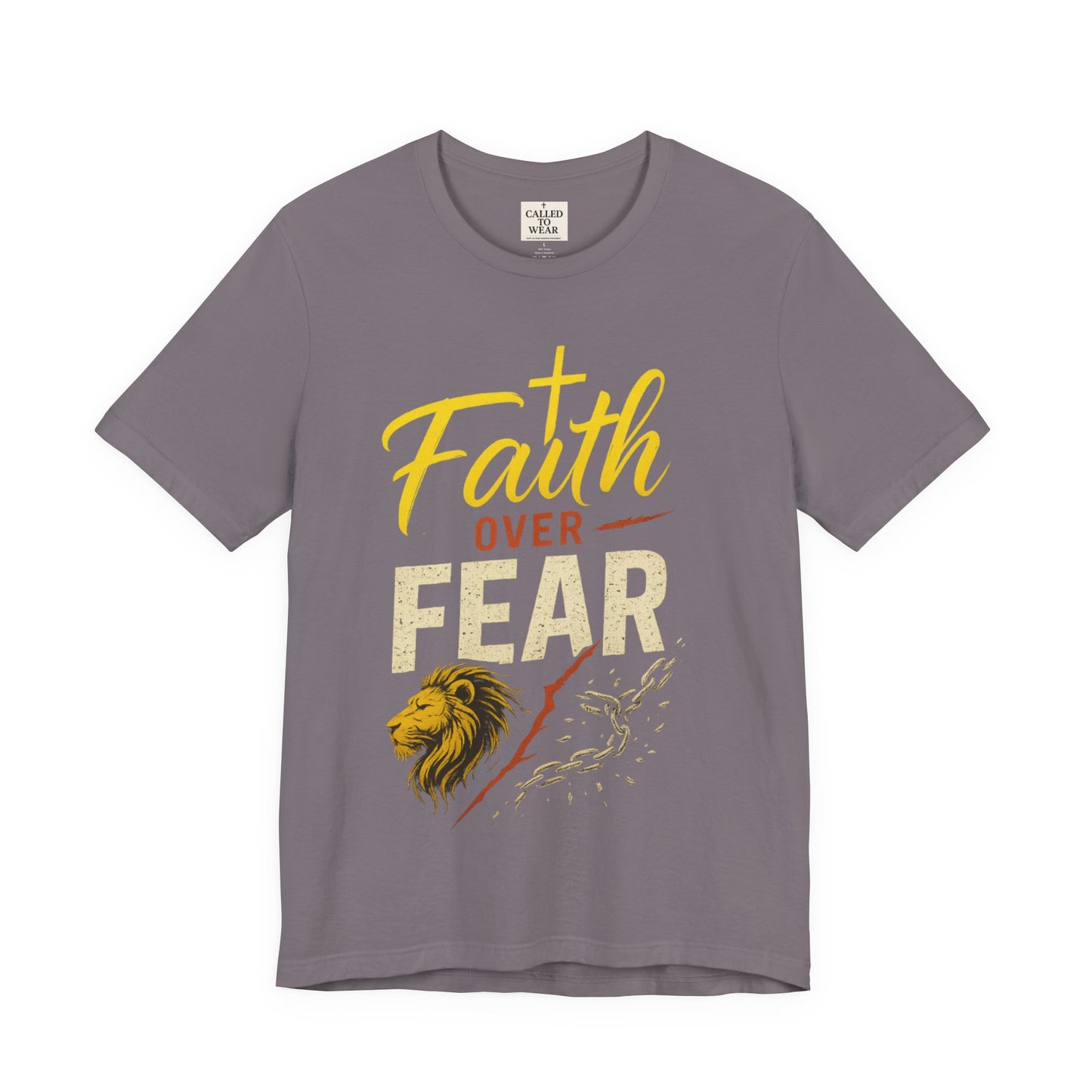 Faith Over Fear Unisex Tee - Inspirational Christian Apparel