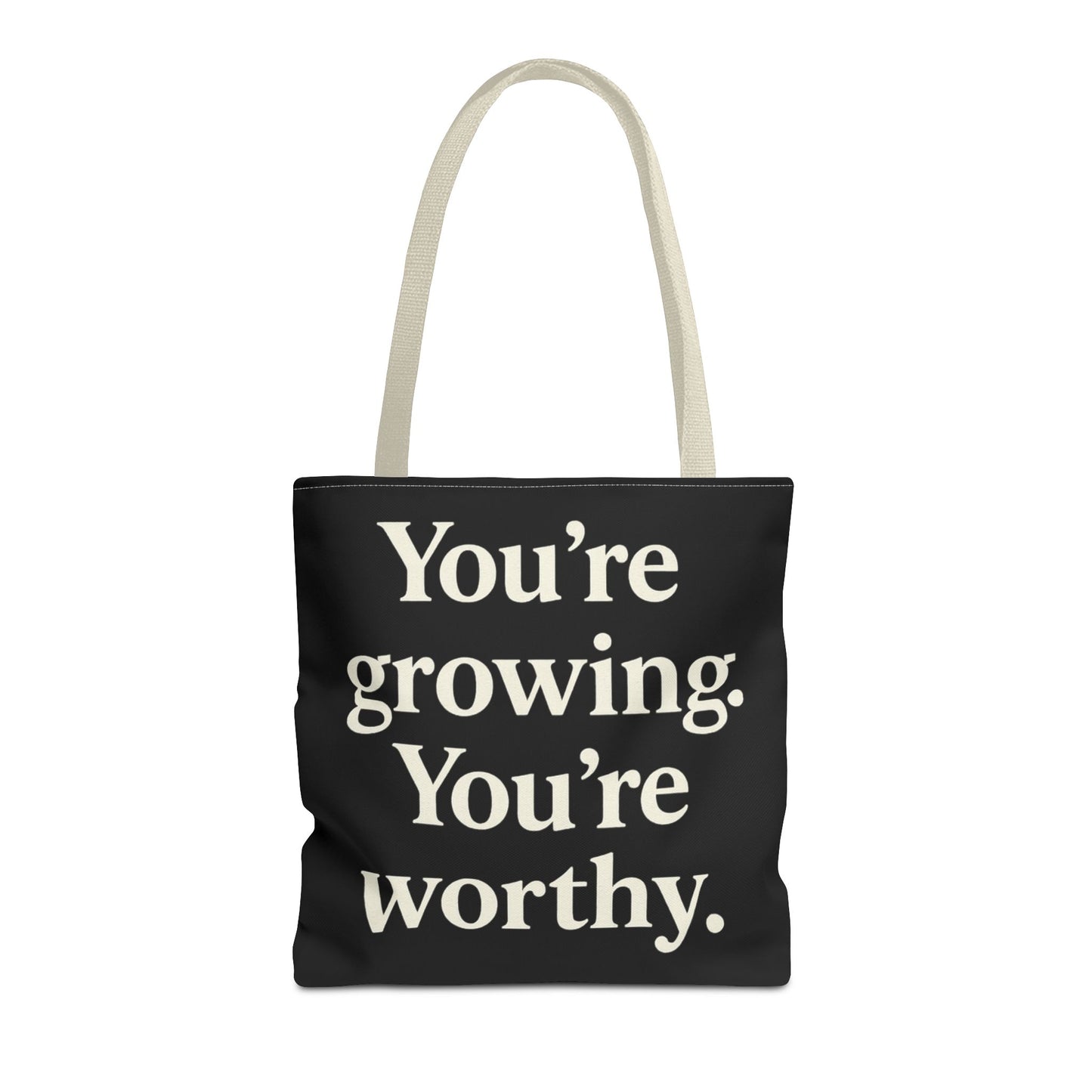 Empowering Affirmation Tote Bag 'You Are Enough' Inspirational Everyday Tote