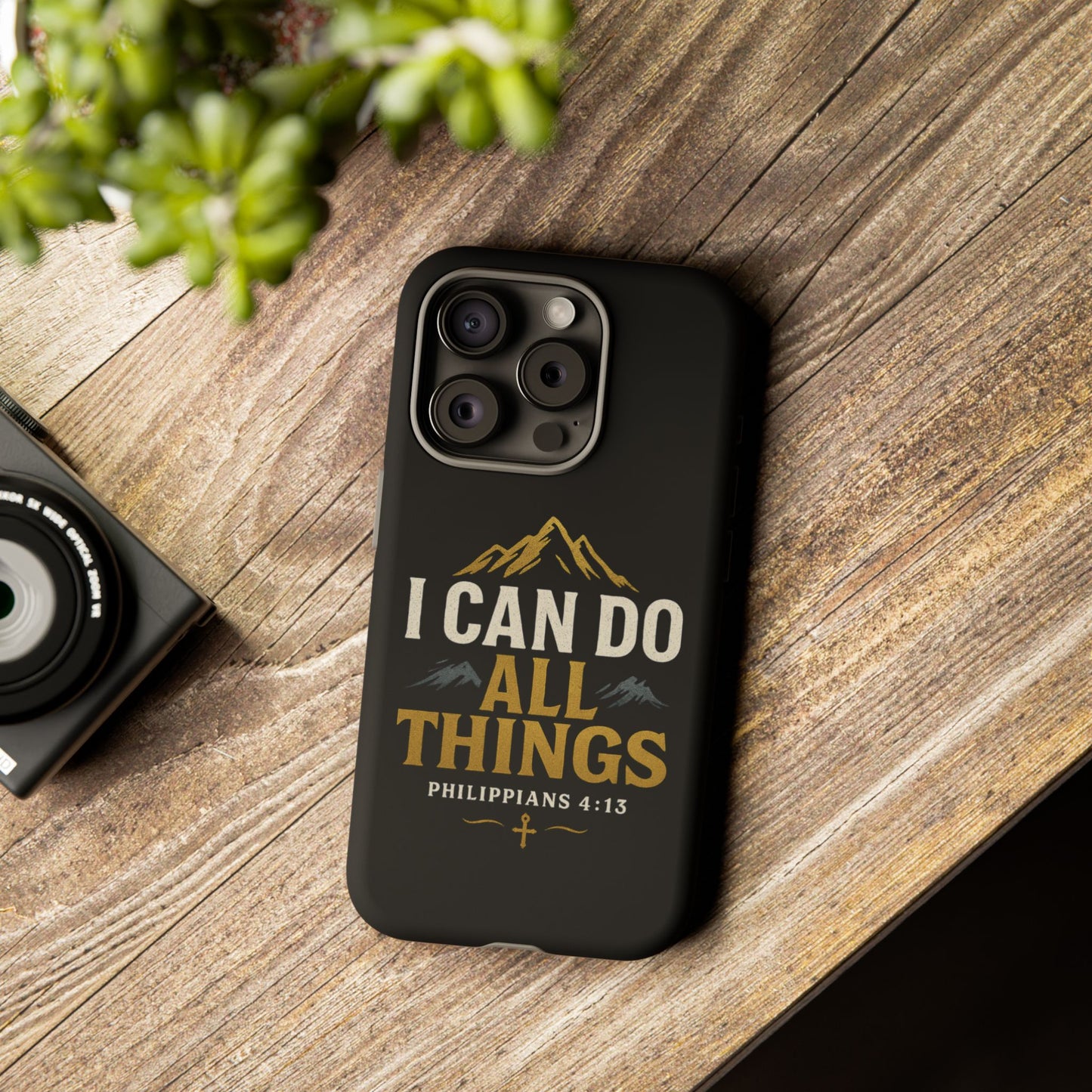 I Can Do All Things Phone Case, Inspirational Phone Cover, Christian Gift, Motivational Tech Accessory, Bible Verse Case, Tough Cases