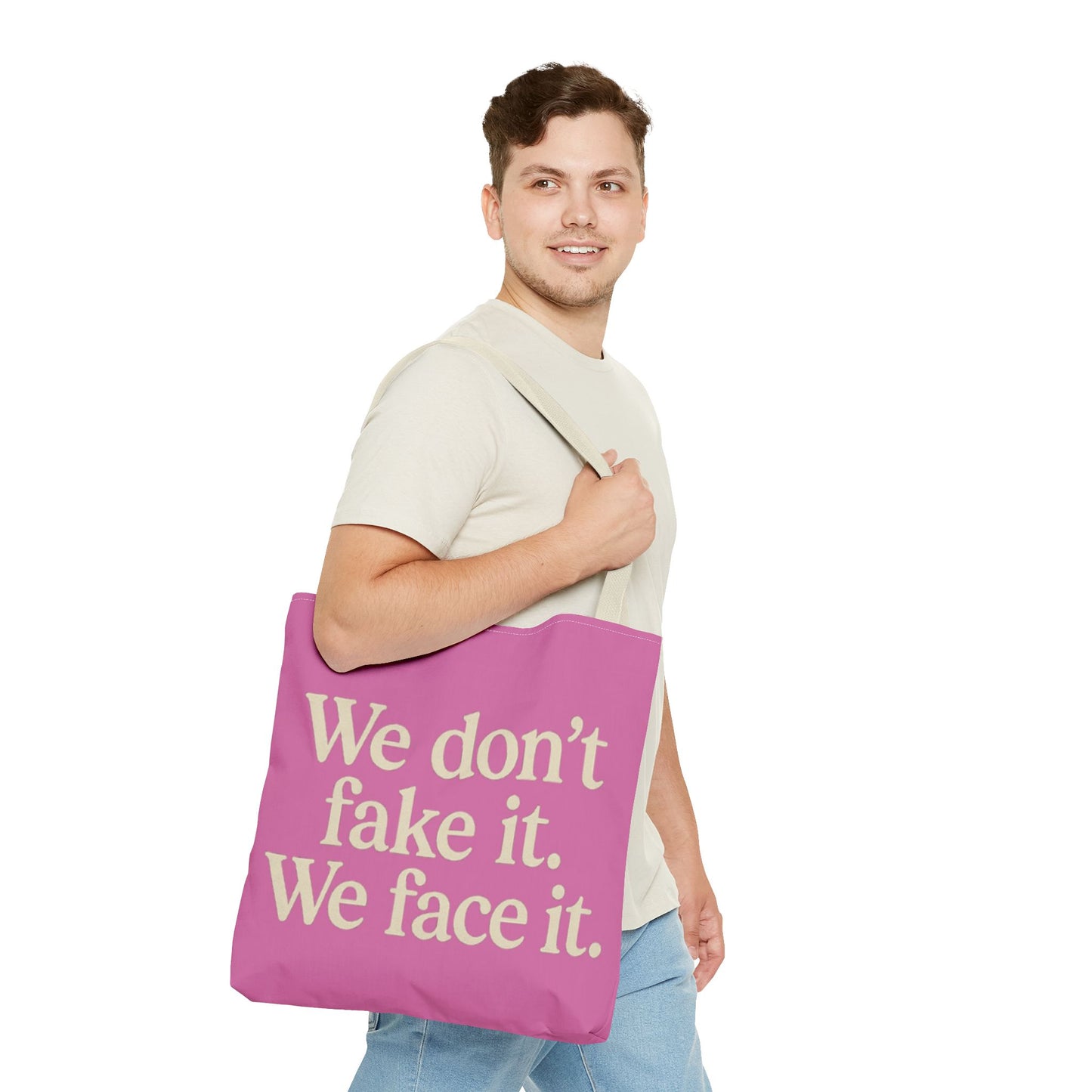 Empowering Tote Bag | Motivational Quote Tote | Everyday Carry, Gift for Friends, Positive Affirmation Bag, Stylish Shopping Bag