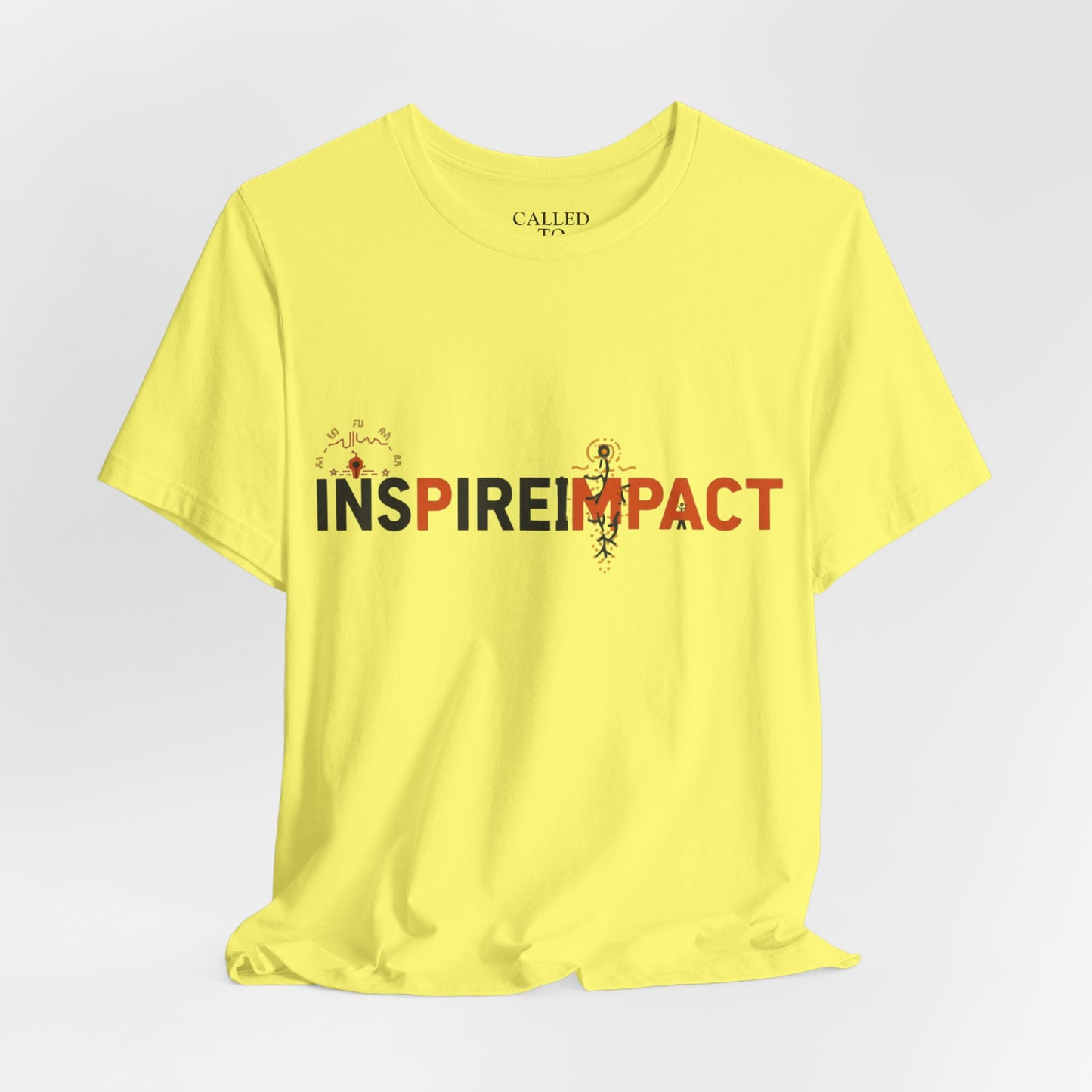 Inspire Impact graphic Tee | Inspirational typography t-shirt