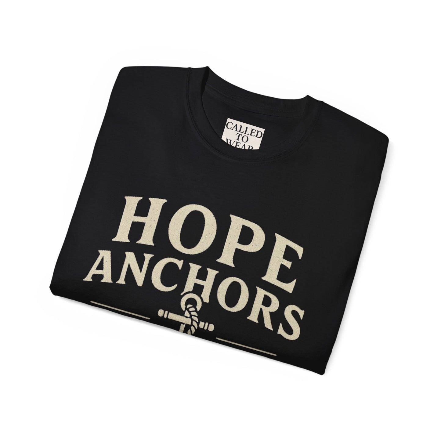 Hope Anchors the Soul Unisex Tee - Inspirational T-Shirt