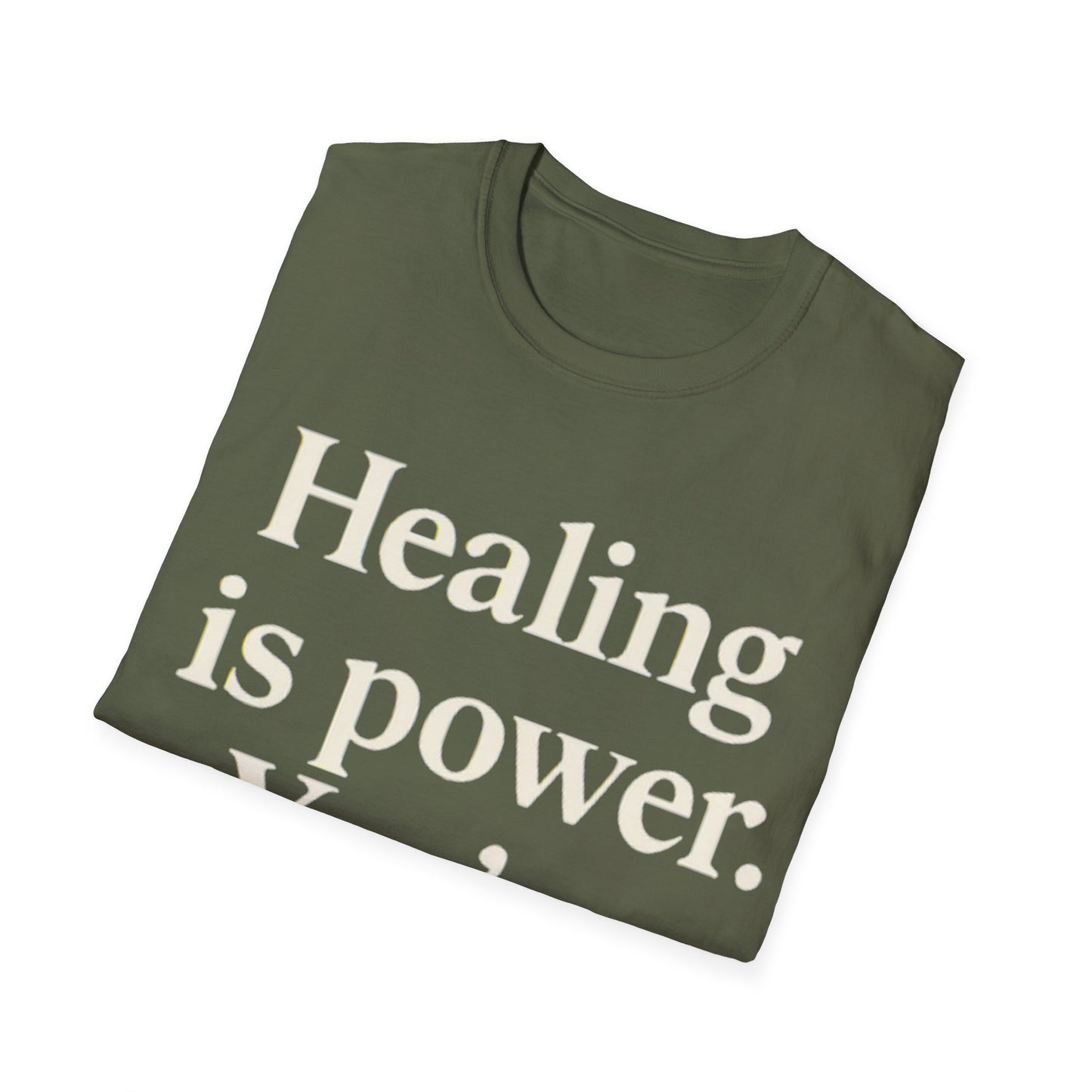 Healing Power T-Shirt | Motivational Tee, Wellness Apparel, Gift for Friends