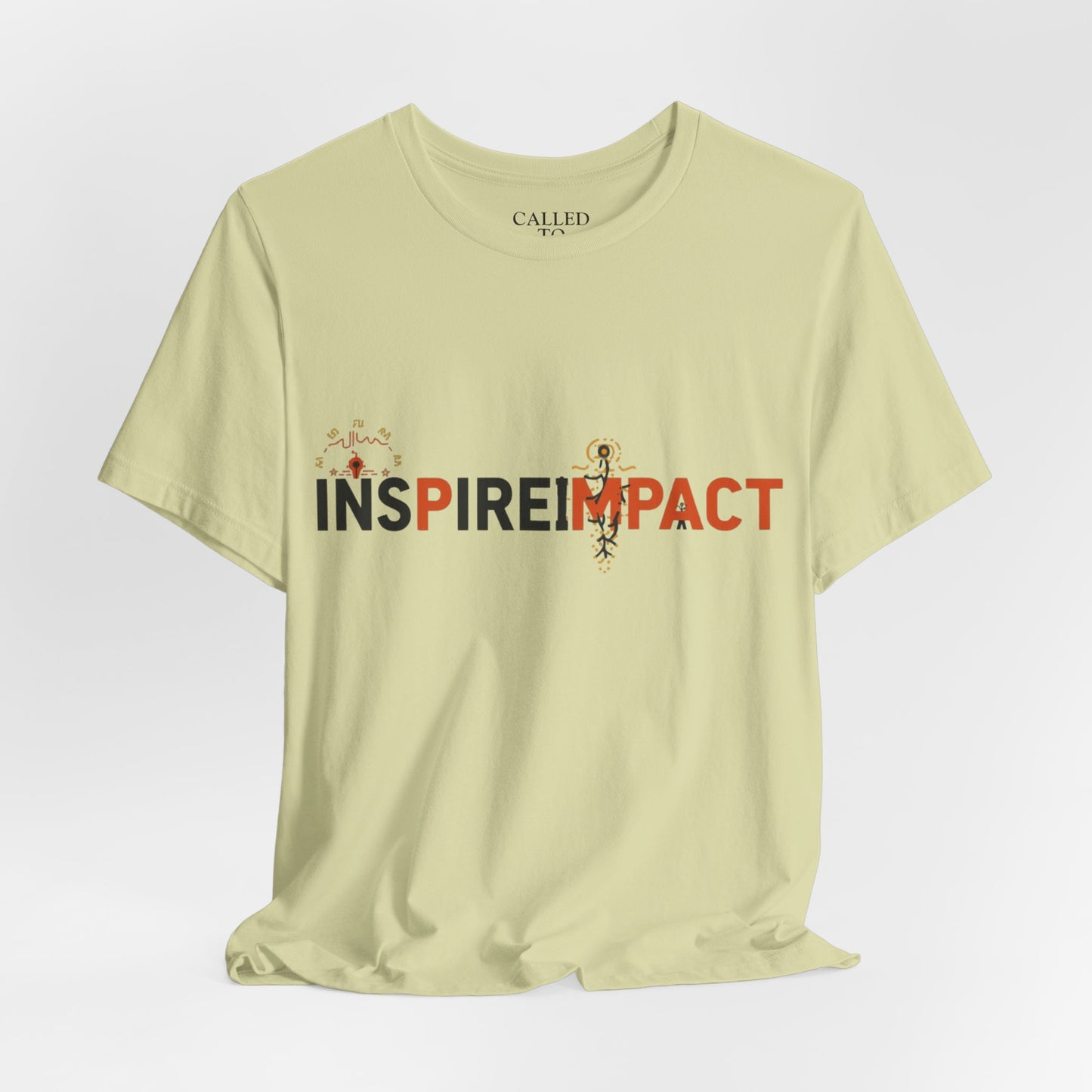 Inspire Impact graphic Tee | Inspirational typography t-shirt