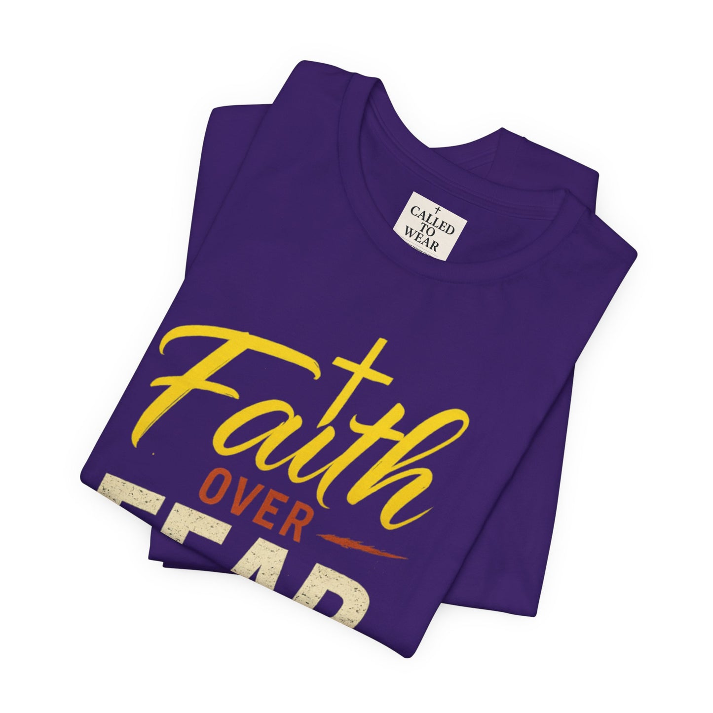 Faith Over Fear Unisex Tee - Inspirational Christian Apparel