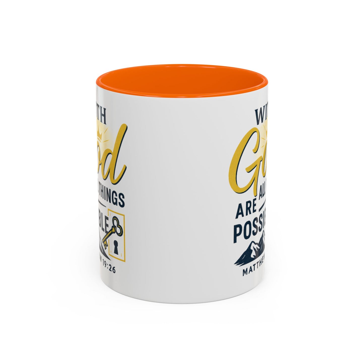 Inspirational Coffee Mug, Motivational Mug, Religious Gift, God Quote Mug, Faith-Based Coffee Cup, Customizable Coffee Mug