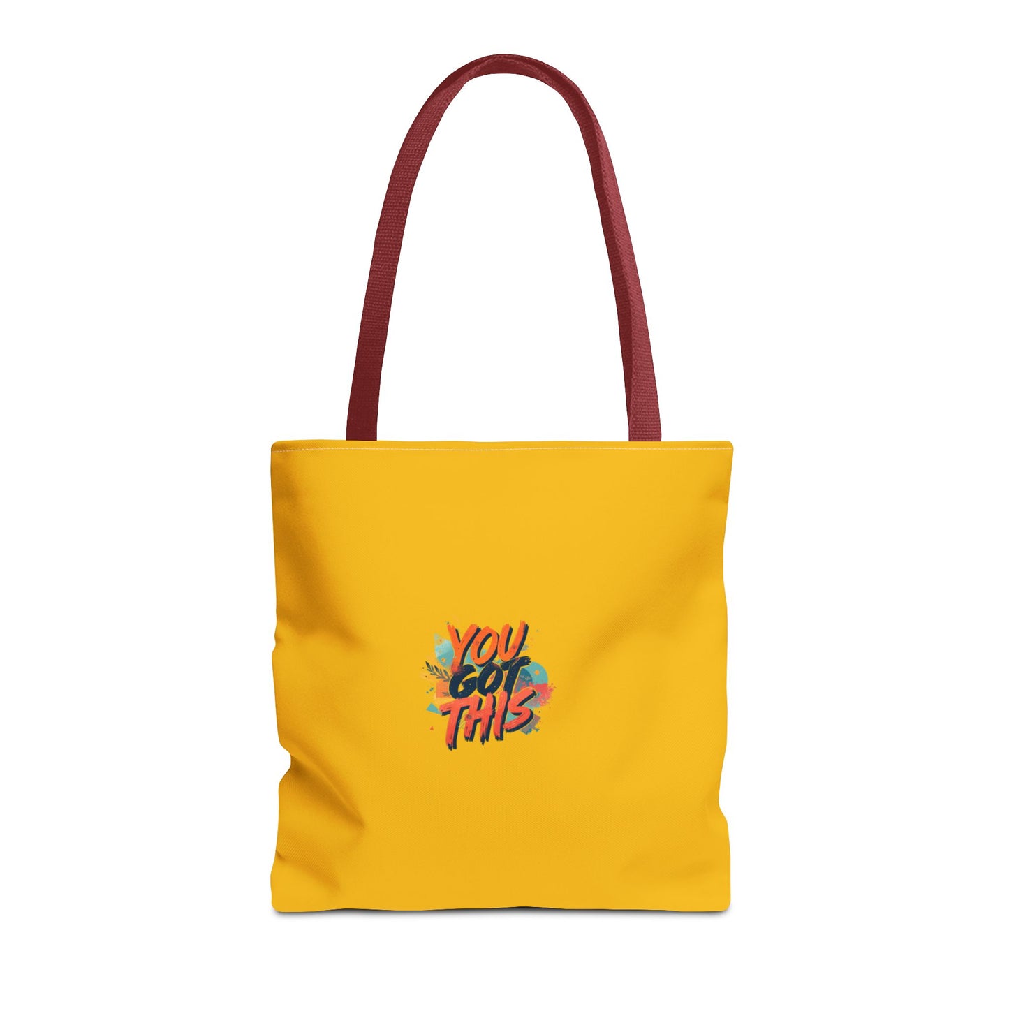 You Got This motivational graphic Tote Bag | positive quote, yellow background