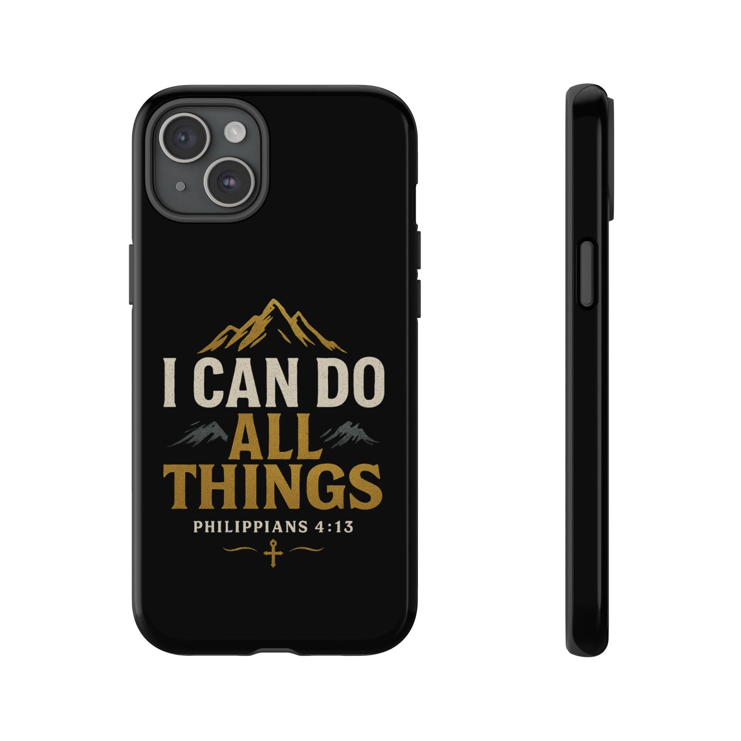 I Can Do All Things Phone Case, Inspirational Phone Cover, Christian Gift, Motivational Tech Accessory, Bible Verse Case, Tough Cases