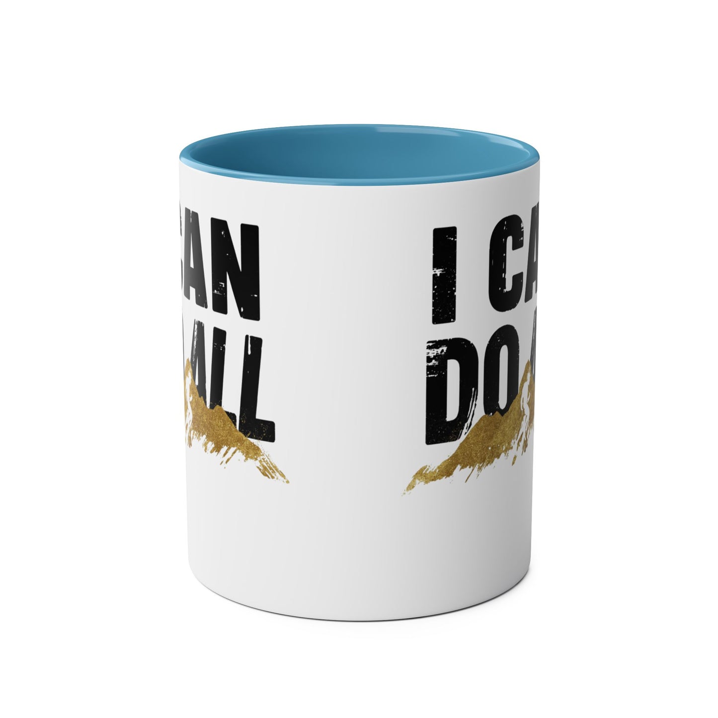 I Can Do All Mountains mug | Coffee Mug, Red Interior
