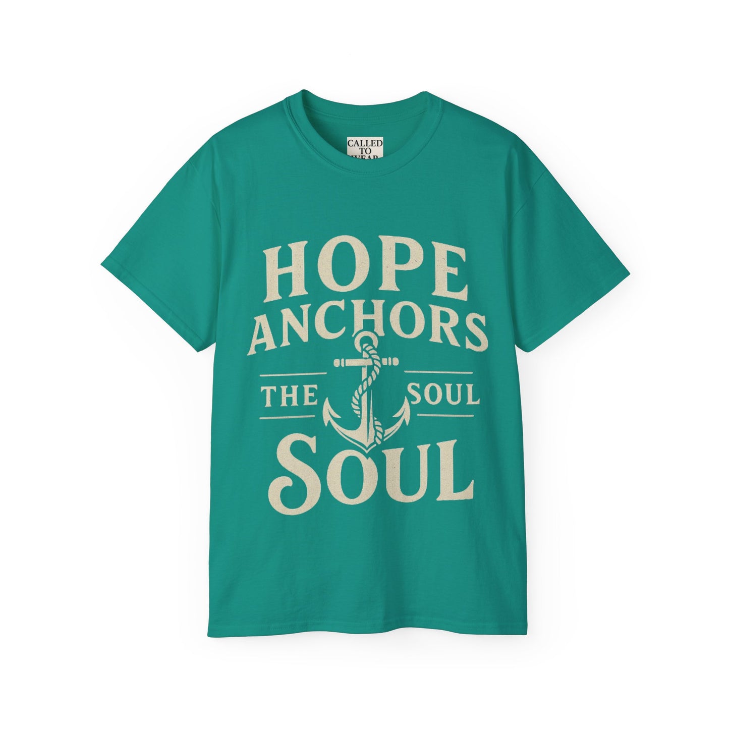Hope Anchors the Soul Unisex Tee - Inspirational T-Shirt