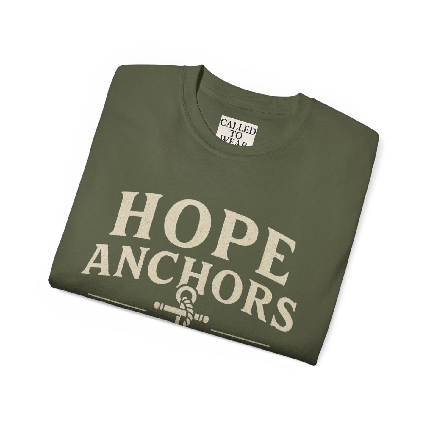 Hope Anchors the Soul Unisex Tee - Inspirational T-Shirt