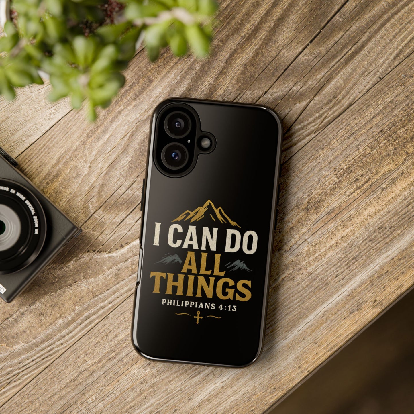I Can Do All Things Phone Case, Inspirational Phone Cover, Christian Gift, Motivational Tech Accessory, Bible Verse Case, Tough Cases