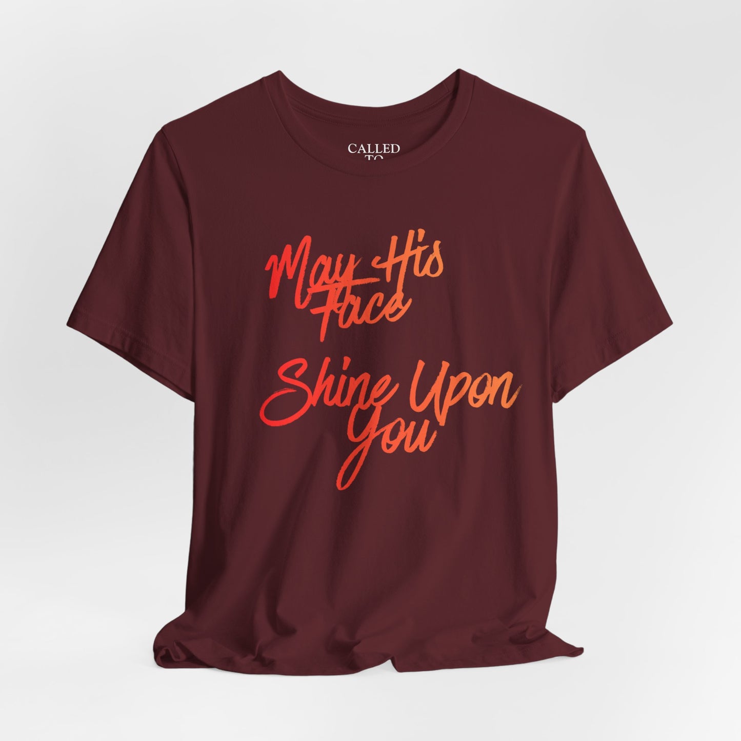 May His Face Shine Upon You Tee | Christian Blessing Shirt