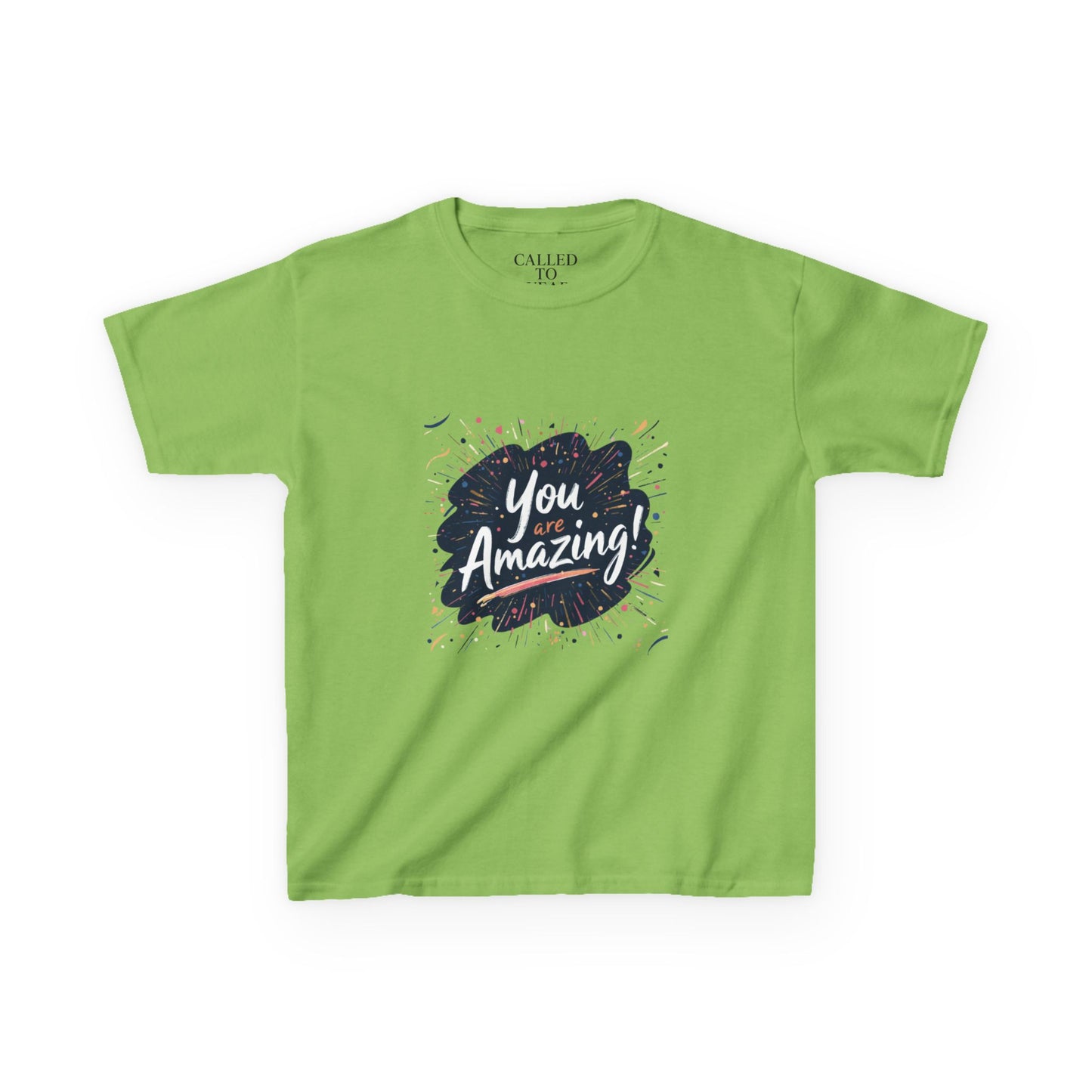You Amazing! Brushstroke Kids Tee | Handwritten Encouragement Shirt