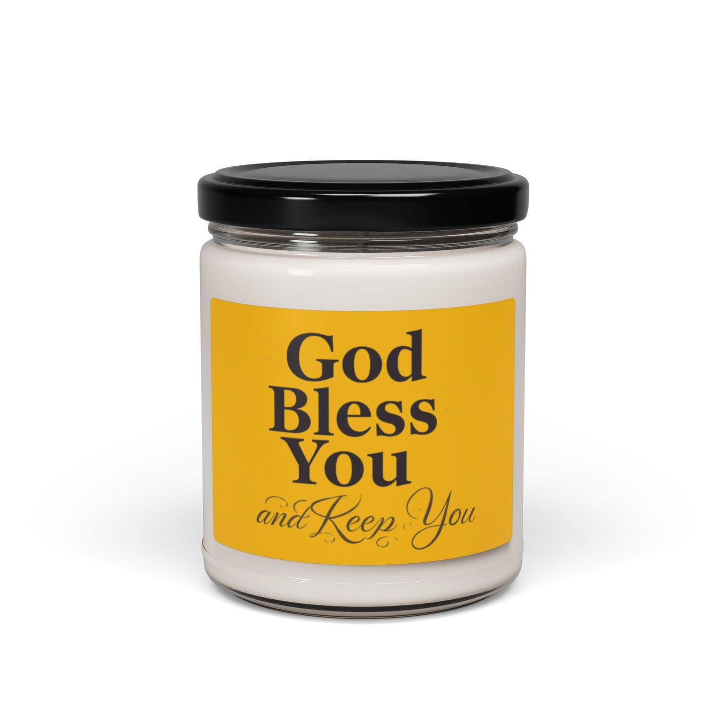 God Bless You and Keep You Candle 9oz Soy Candle | Faithful Prayer Jar