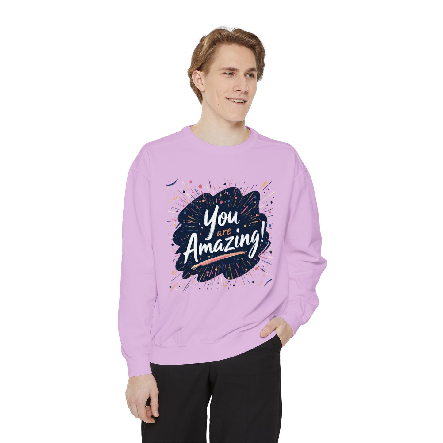 You Are Amazing sweatshirt | Inspirational Typography Crewneck