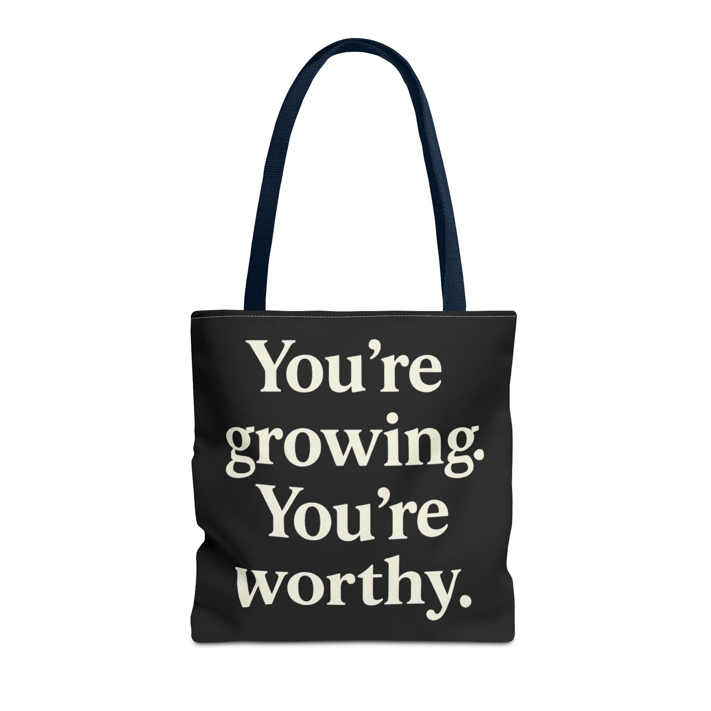 Empowering Affirmation Tote Bag 'You Are Enough' Inspirational Everyday Tote