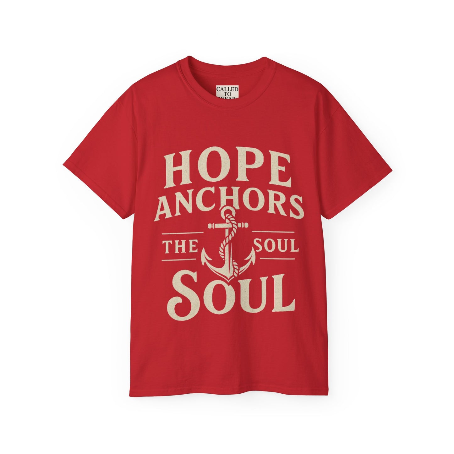 Hope Anchors the Soul Unisex Tee - Inspirational T-Shirt