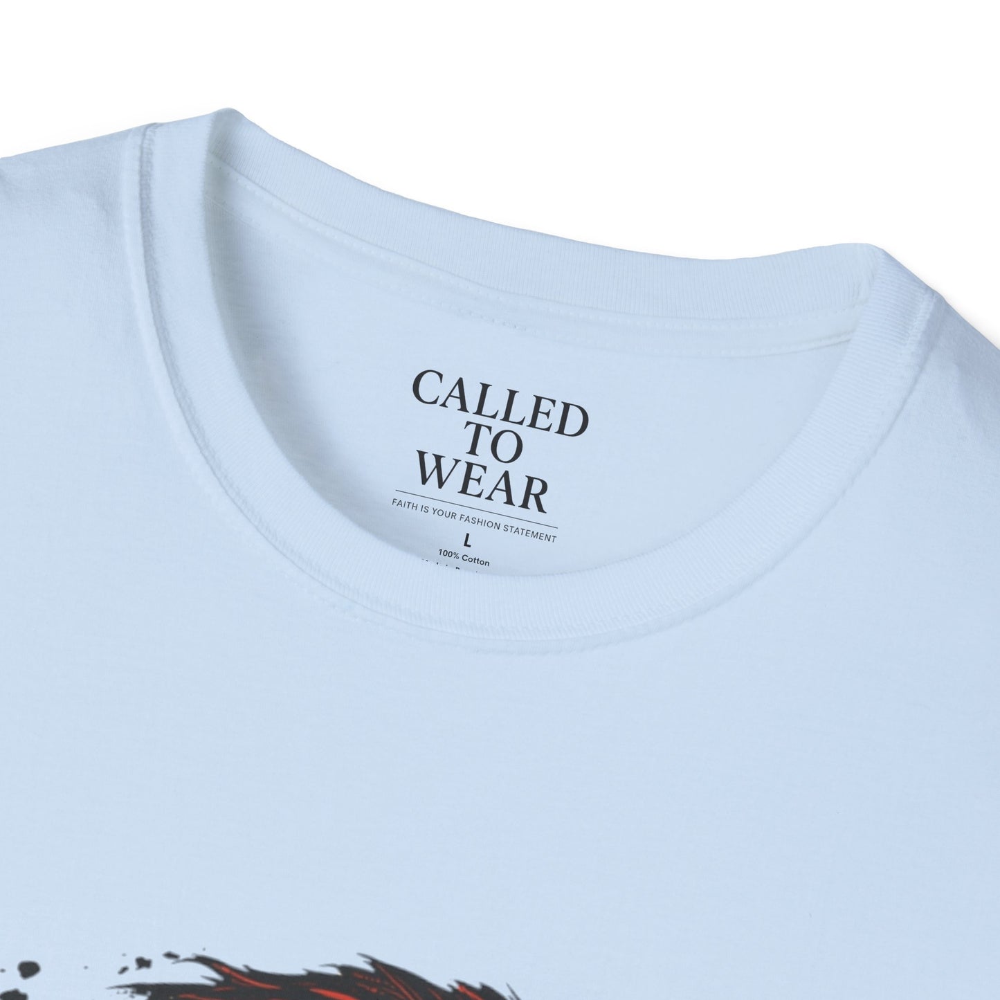 Be Bold in Christ Wolf Graphic T-Shirt | Faith Statement Tee