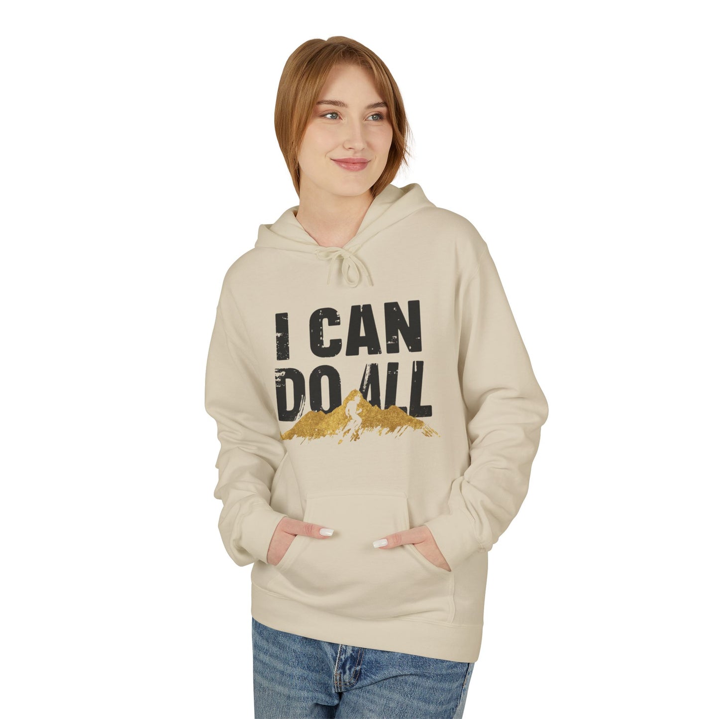 I Can Do All Mountain Hoodie | Inspirational Motivational Faith Apparel