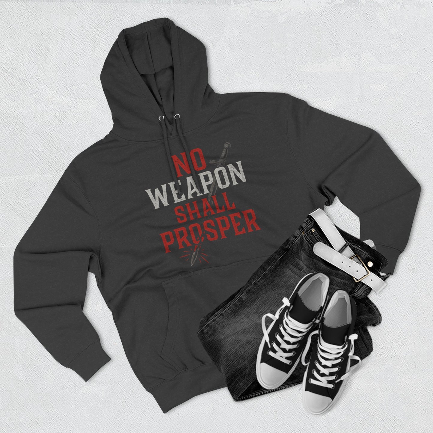 Fleece Hoodie Empowering Inspirational Gift for Teens, Faith-Based Apparel
