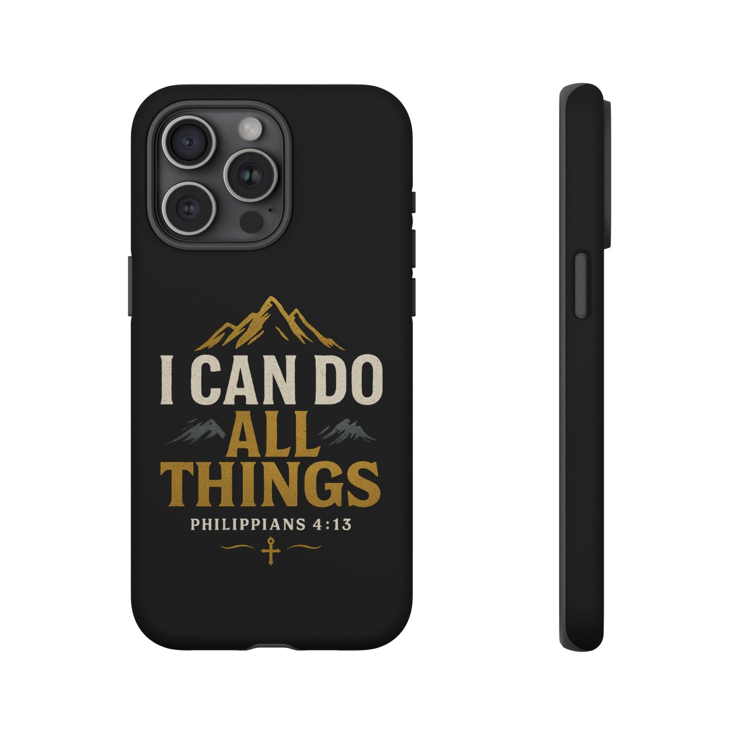 I Can Do All Things Phone Case, Inspirational Phone Cover, Christian Gift, Motivational Tech Accessory, Bible Verse Case, Tough Cases