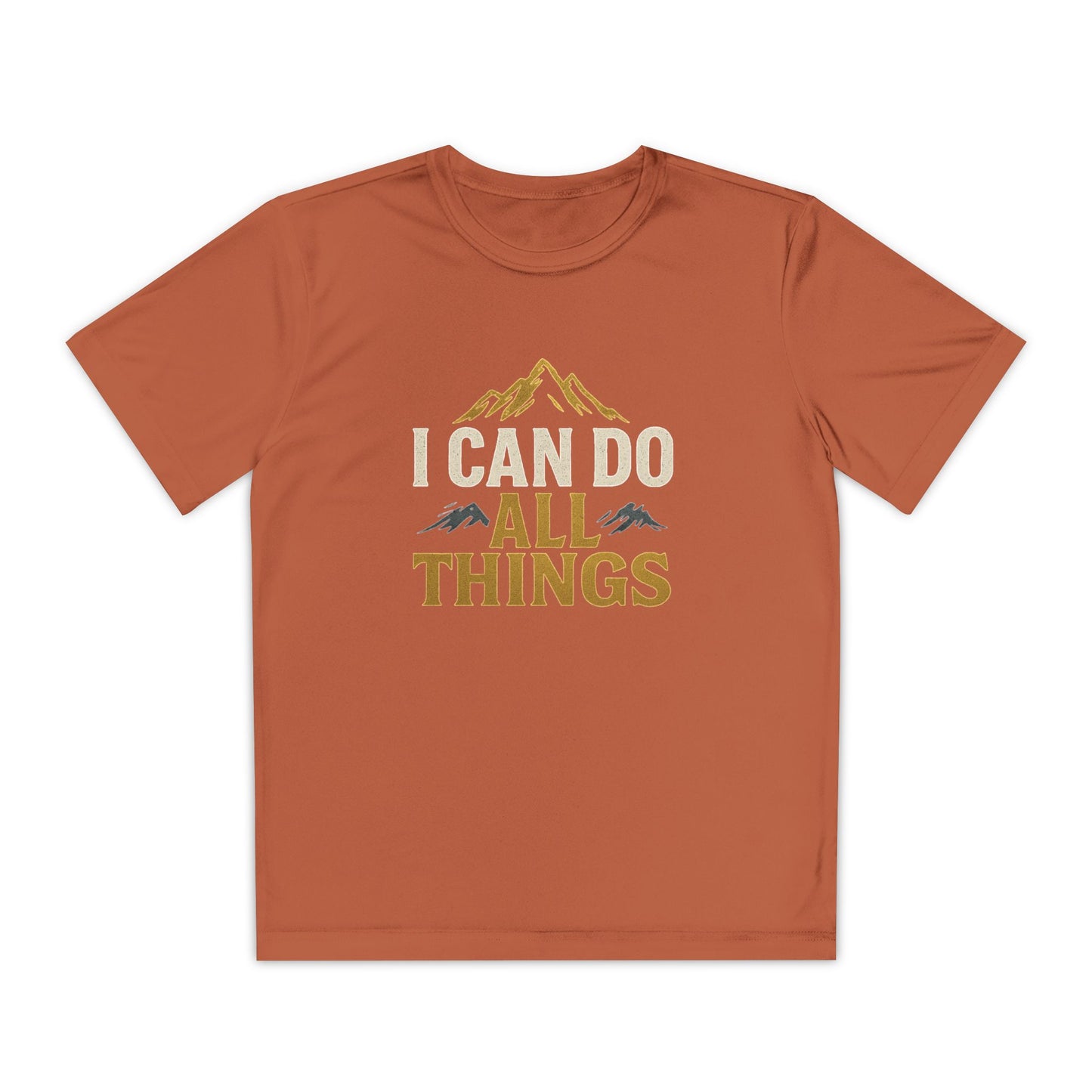 Youth Competitor Tee - I Can Do All Things Motivational Shirt