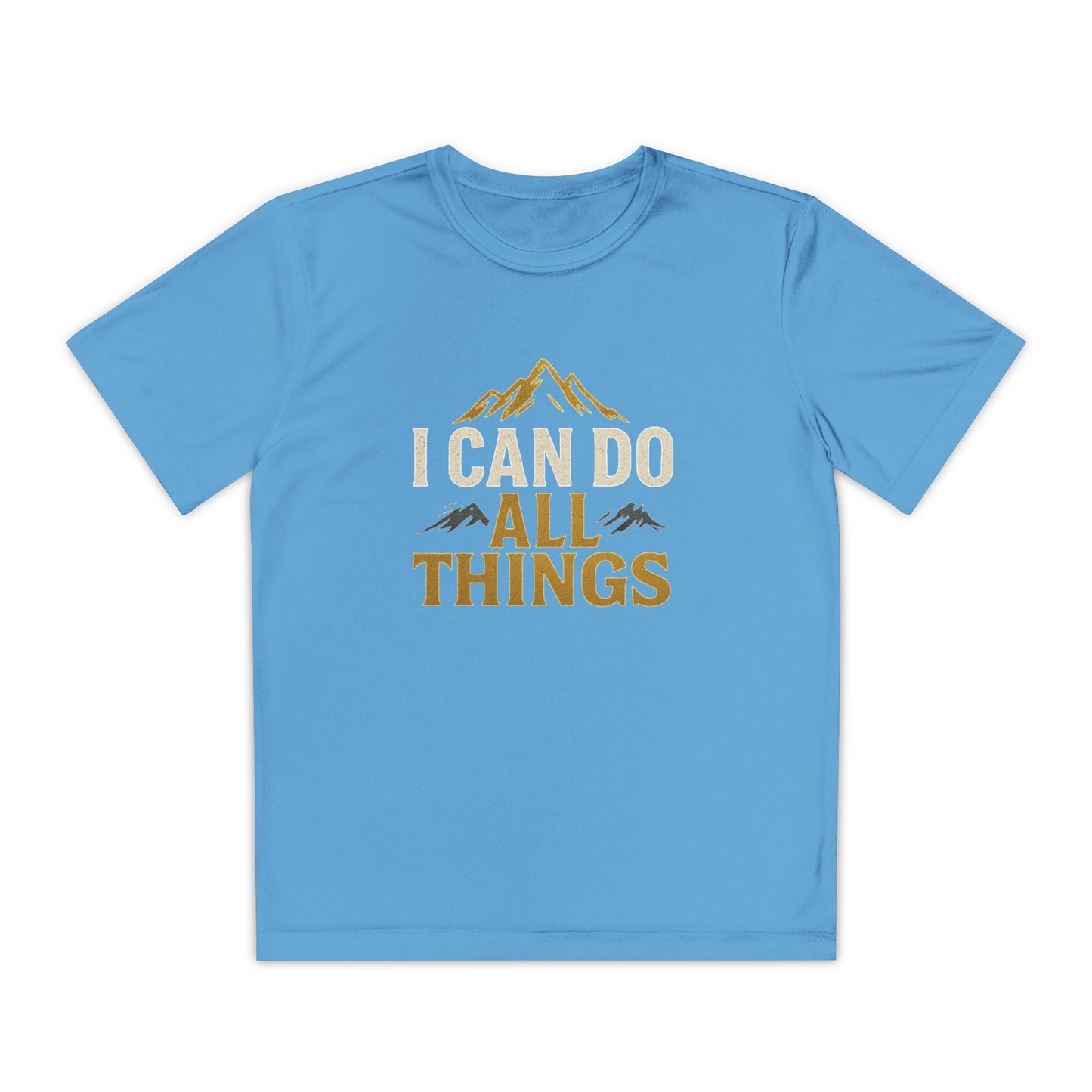 Youth Competitor Tee - I Can Do All Things Motivational Shirt