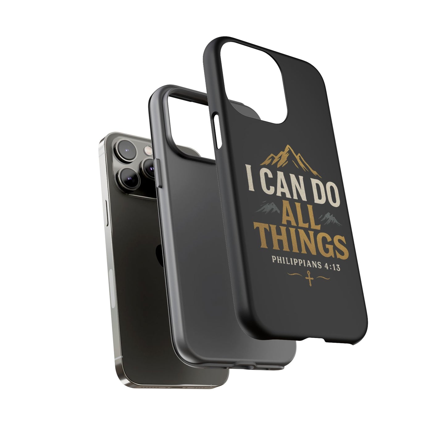I Can Do All Things Phone Case, Inspirational Phone Cover, Christian Gift, Motivational Tech Accessory, Bible Verse Case, Tough Cases