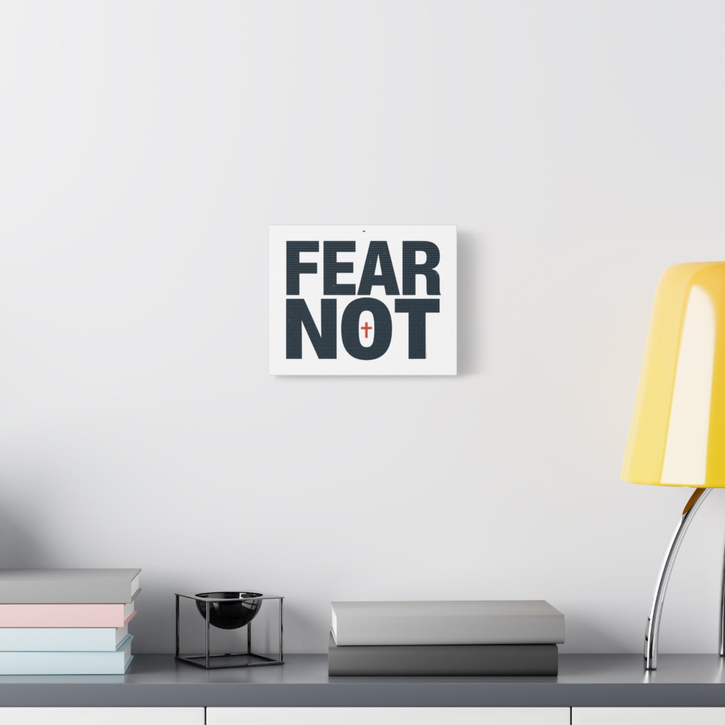 Fear Not canvas | Christian wall art, stretched matte gallery wrap