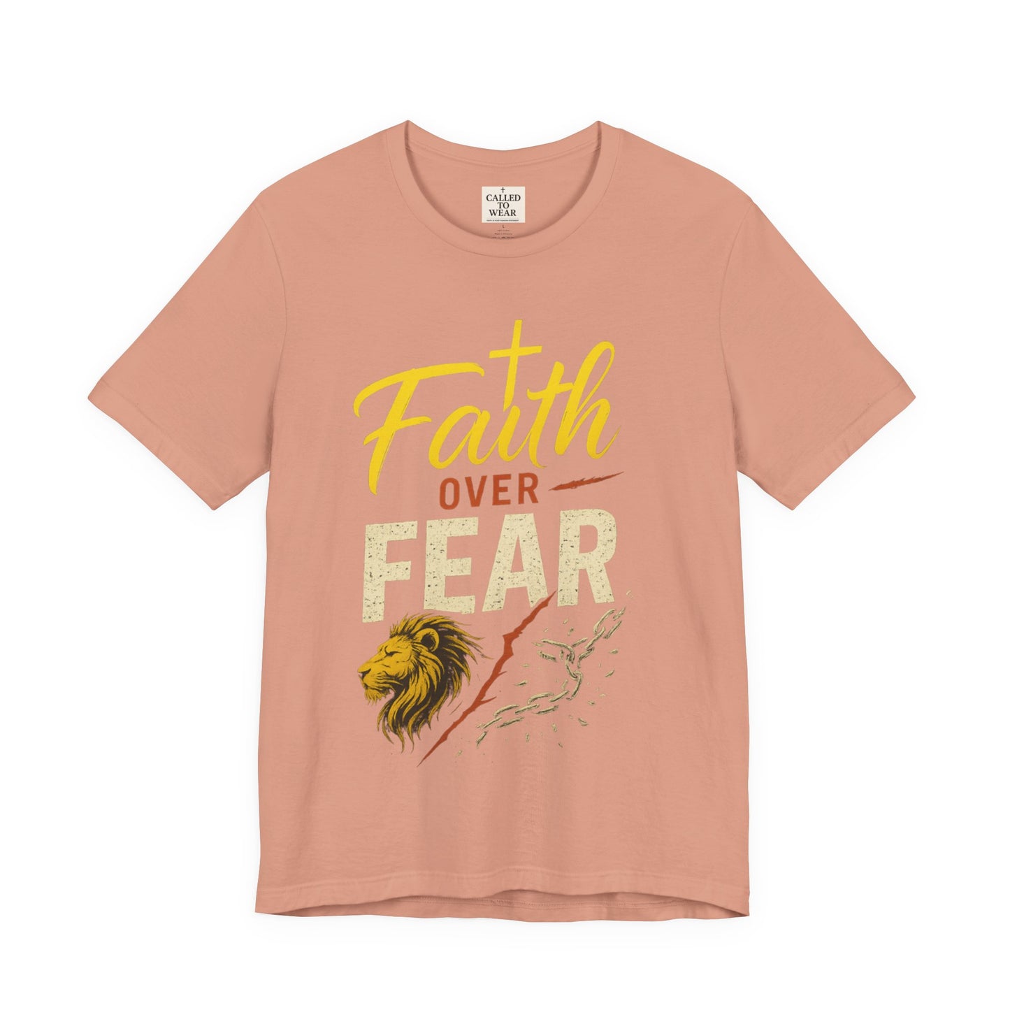 Faith Over Fear Unisex Tee - Inspirational Christian Apparel