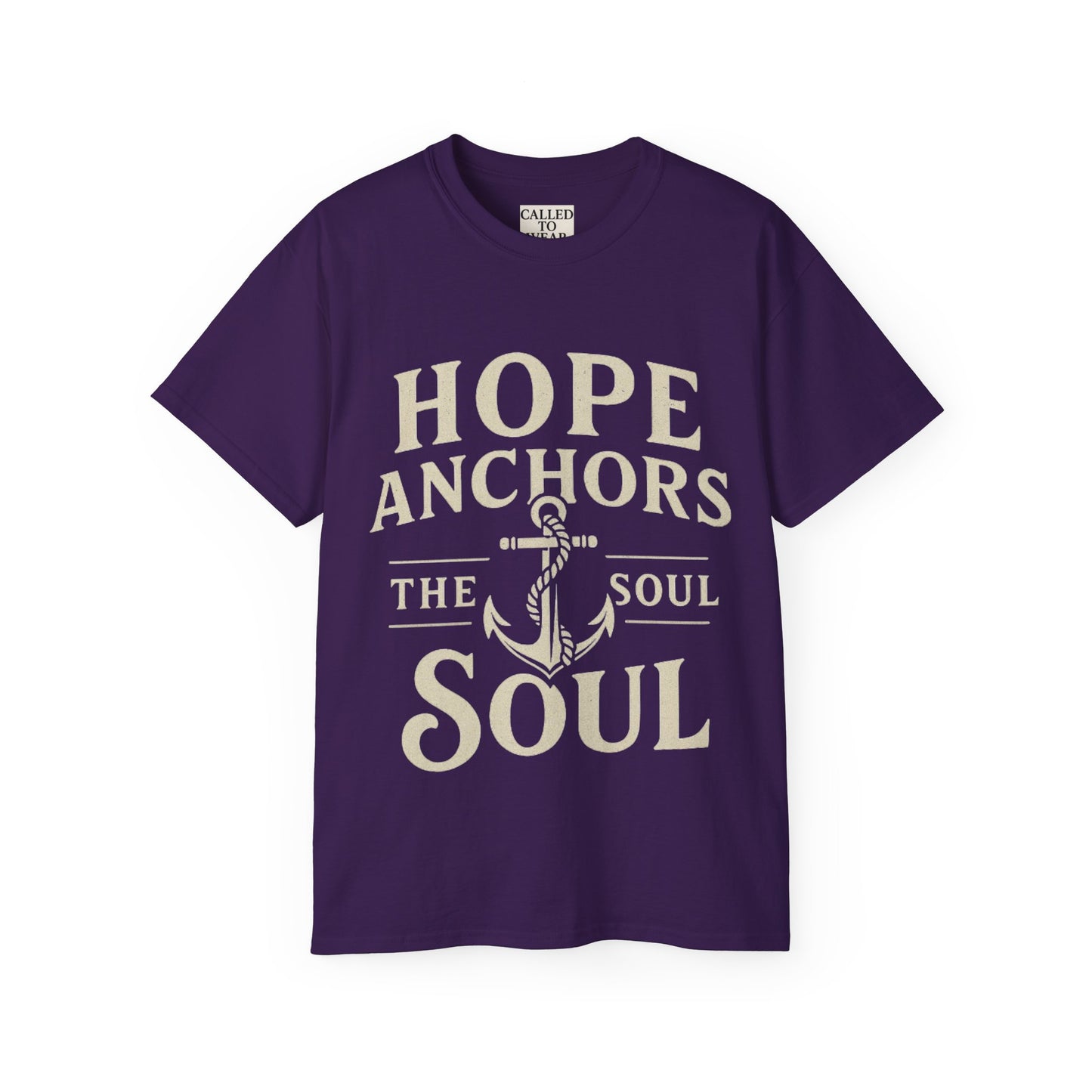 Hope Anchors the Soul Unisex Tee - Inspirational T-Shirt