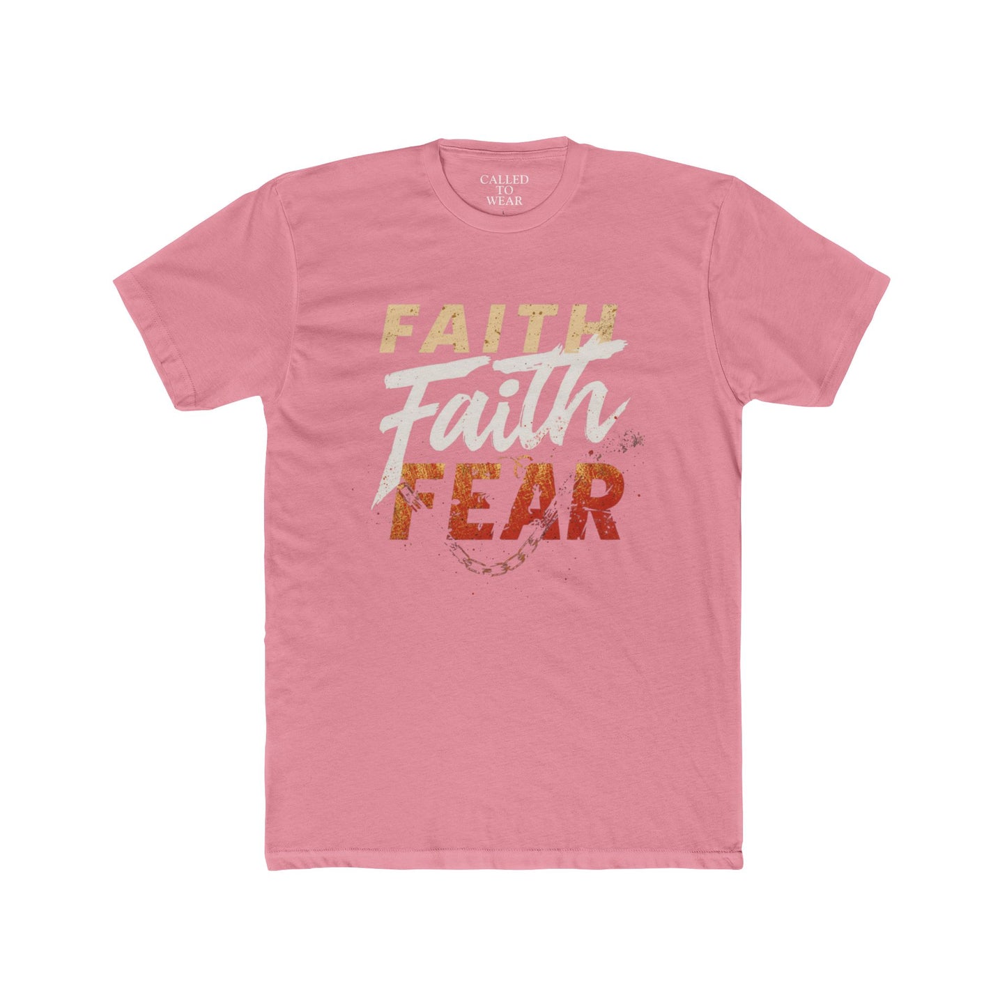 Faith Over Fear Tee | Christian Inspirational Typography Shirt