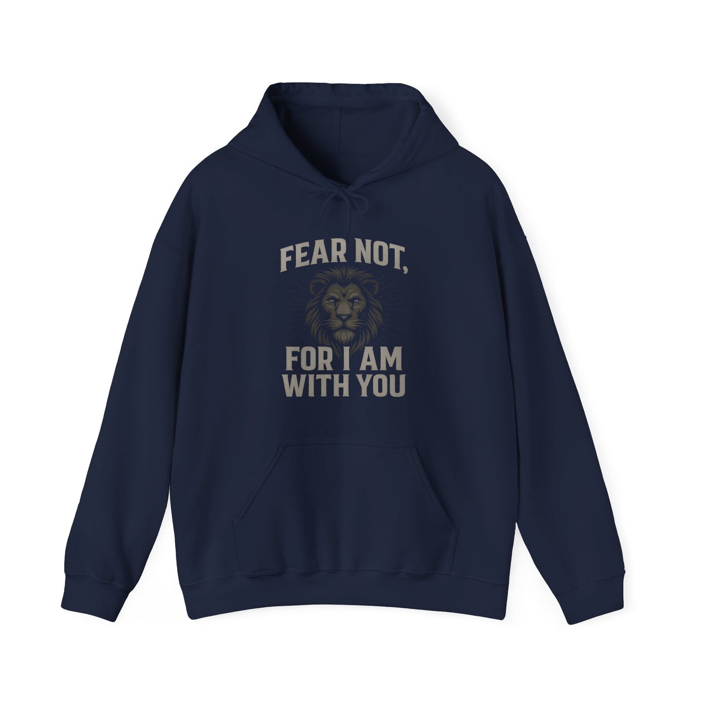 Fear Not Hoodie - Unisex Heavy Blend Sweatshirt, Inspirational Gift, Cozy Apparel, Perfect for Everyday Wear, Bible Verse Clothing