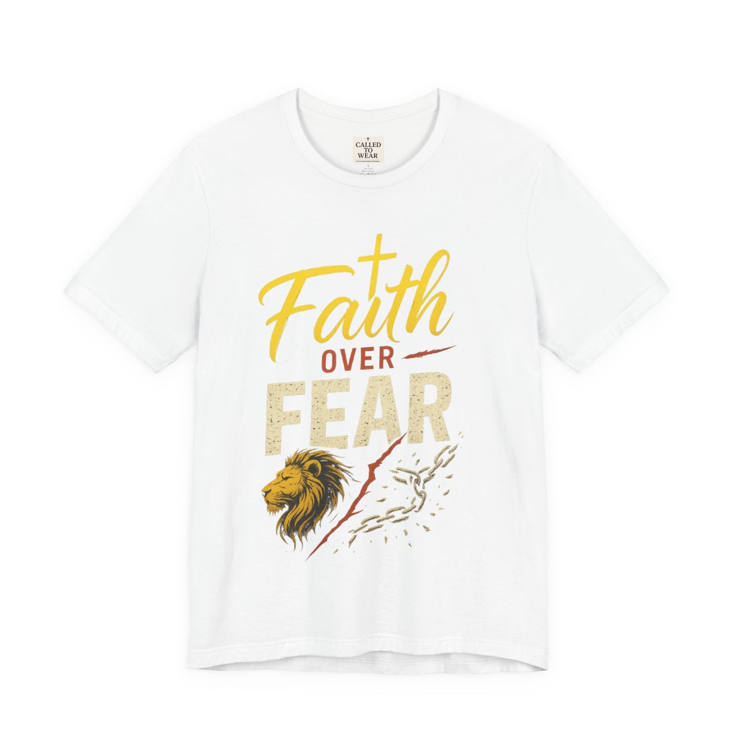 Faith Over Fear Unisex Tee - Inspirational Christian Apparel