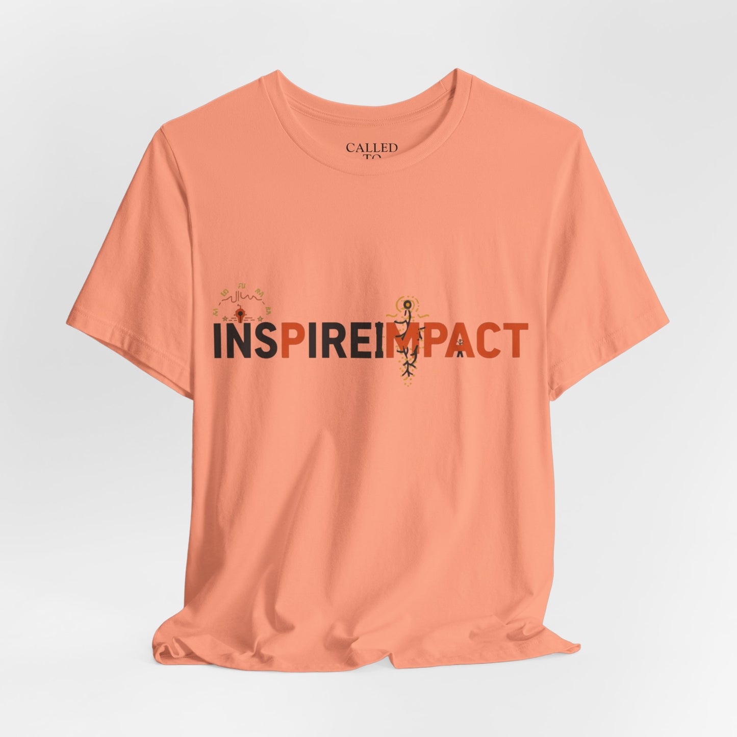 Inspire Impact graphic Tee | Inspirational typography t-shirt