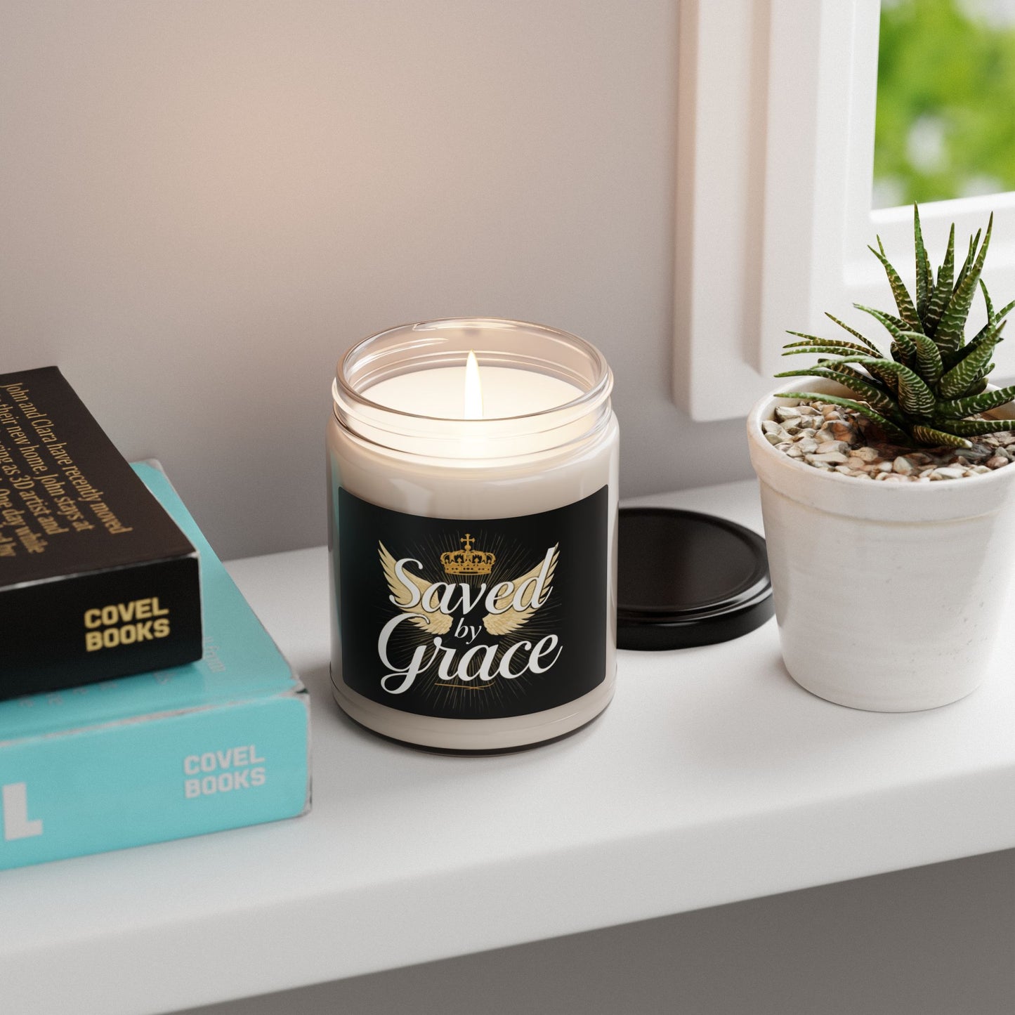 Saved by Grace Candle | Scented Soy Candle, 9oz