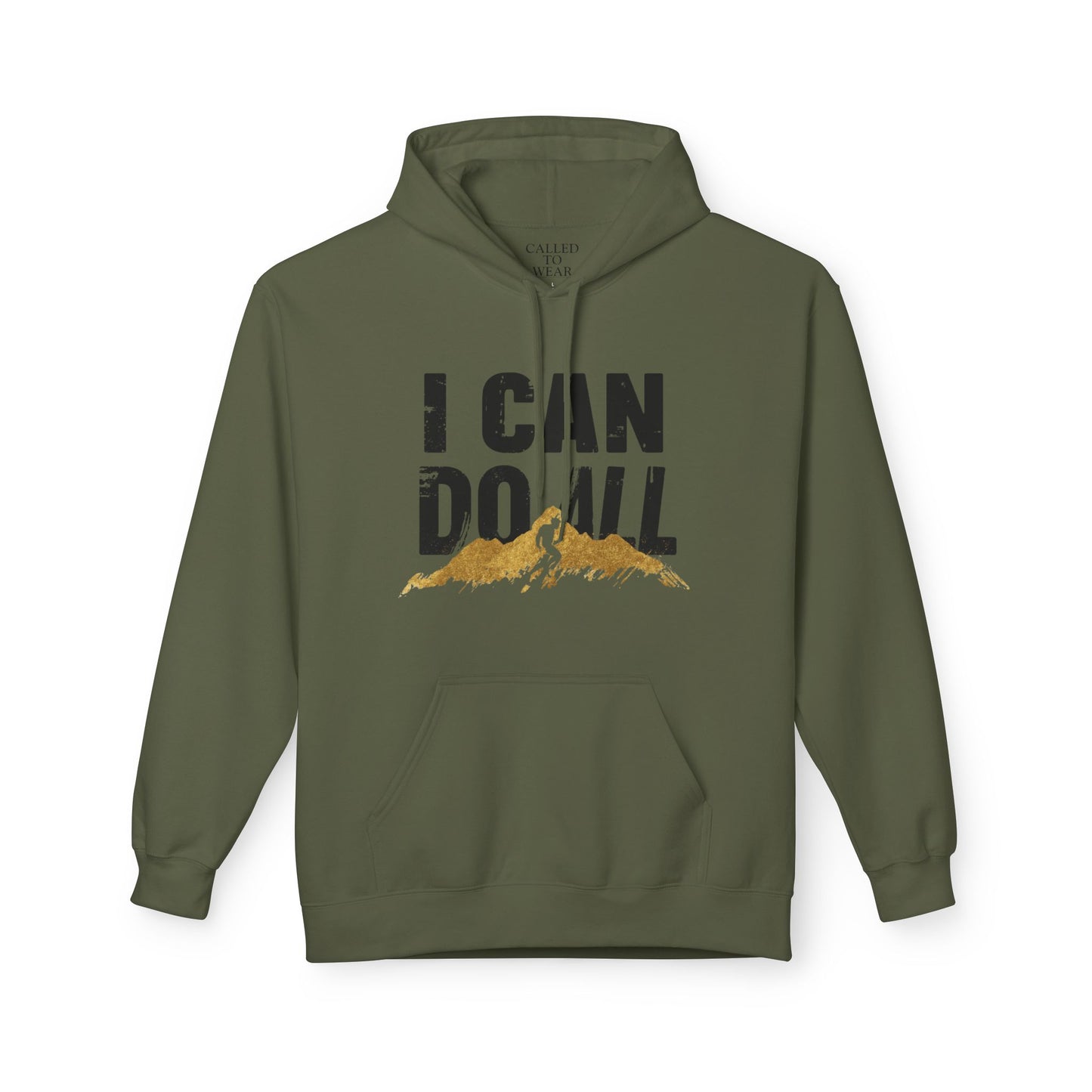 I Can Do All Mountain Hoodie | Inspirational Motivational Faith Apparel