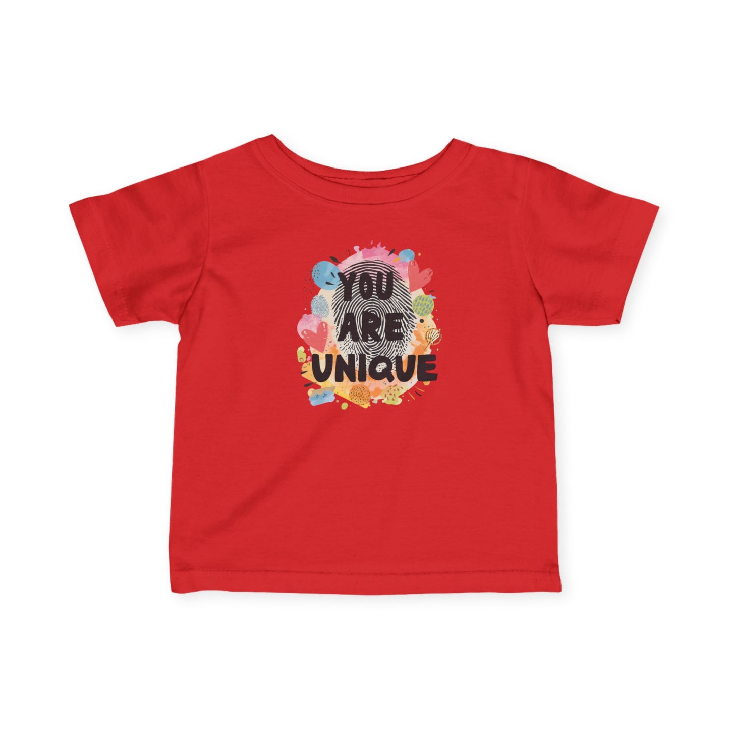 Watercolor Playful Lettering Infant Tee | Soft Breathable Baby Shirt