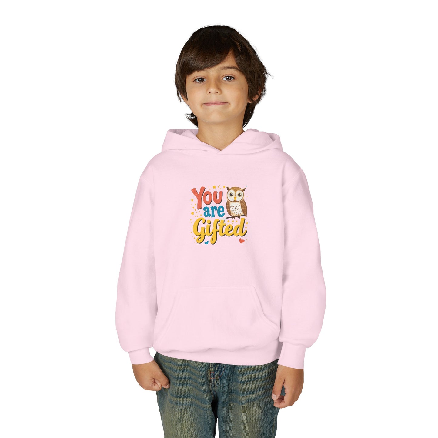 You Are Gifted Owl Youth Hoodie | Encouragement Kids Sweatshirt