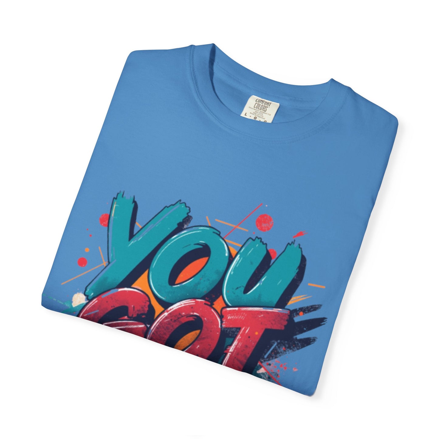 You Got This T-Shirt | Motivational Typography Tee, Colorful Brushstroke Design