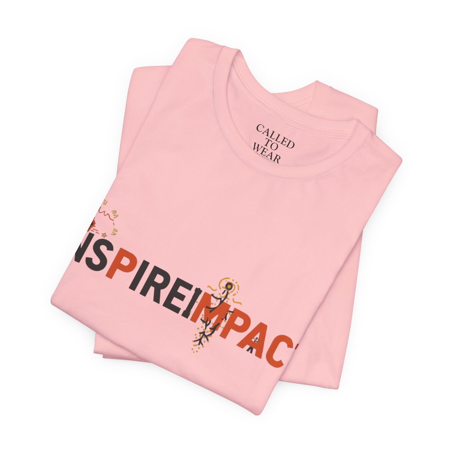 Inspire Impact graphic Tee | Inspirational typography t-shirt