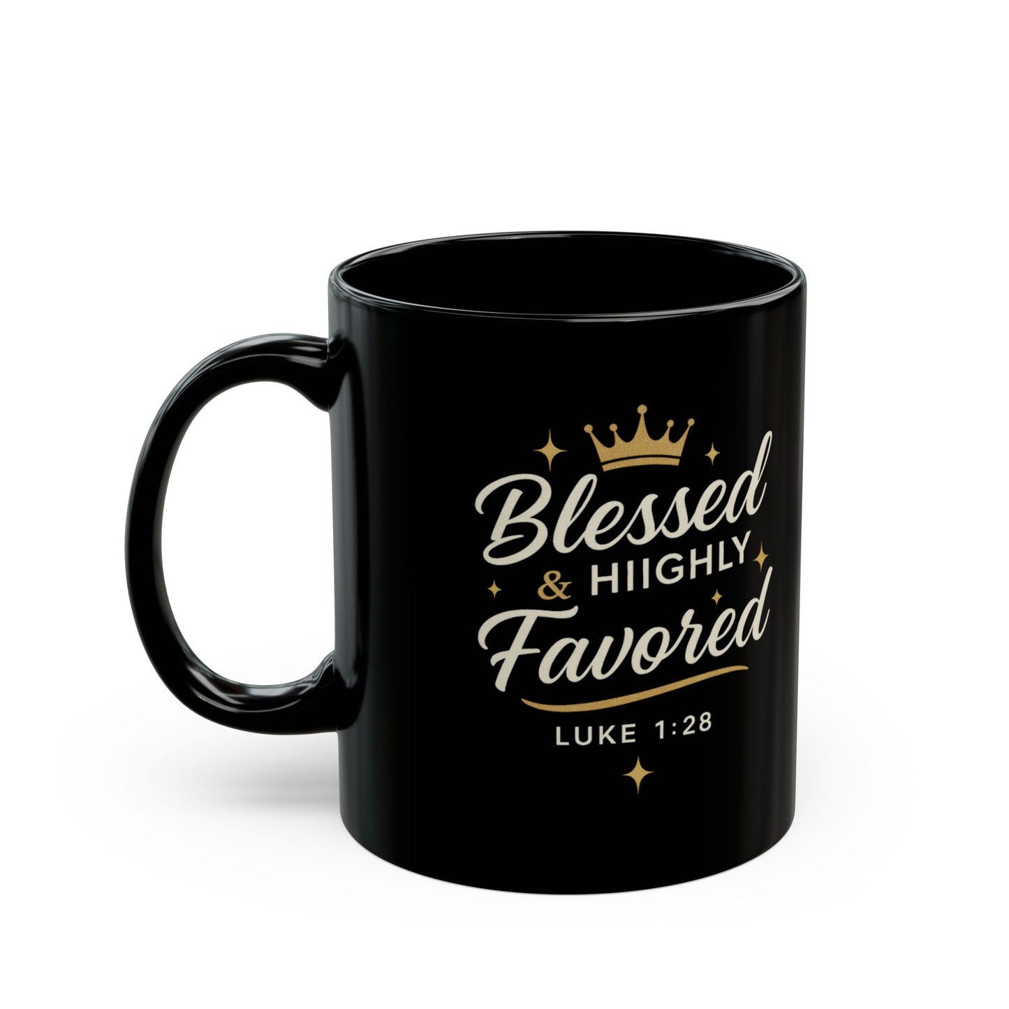 Inspirational Morning Quote Mug | Black Ceramic Coffee Cup, 11oz or 15oz
